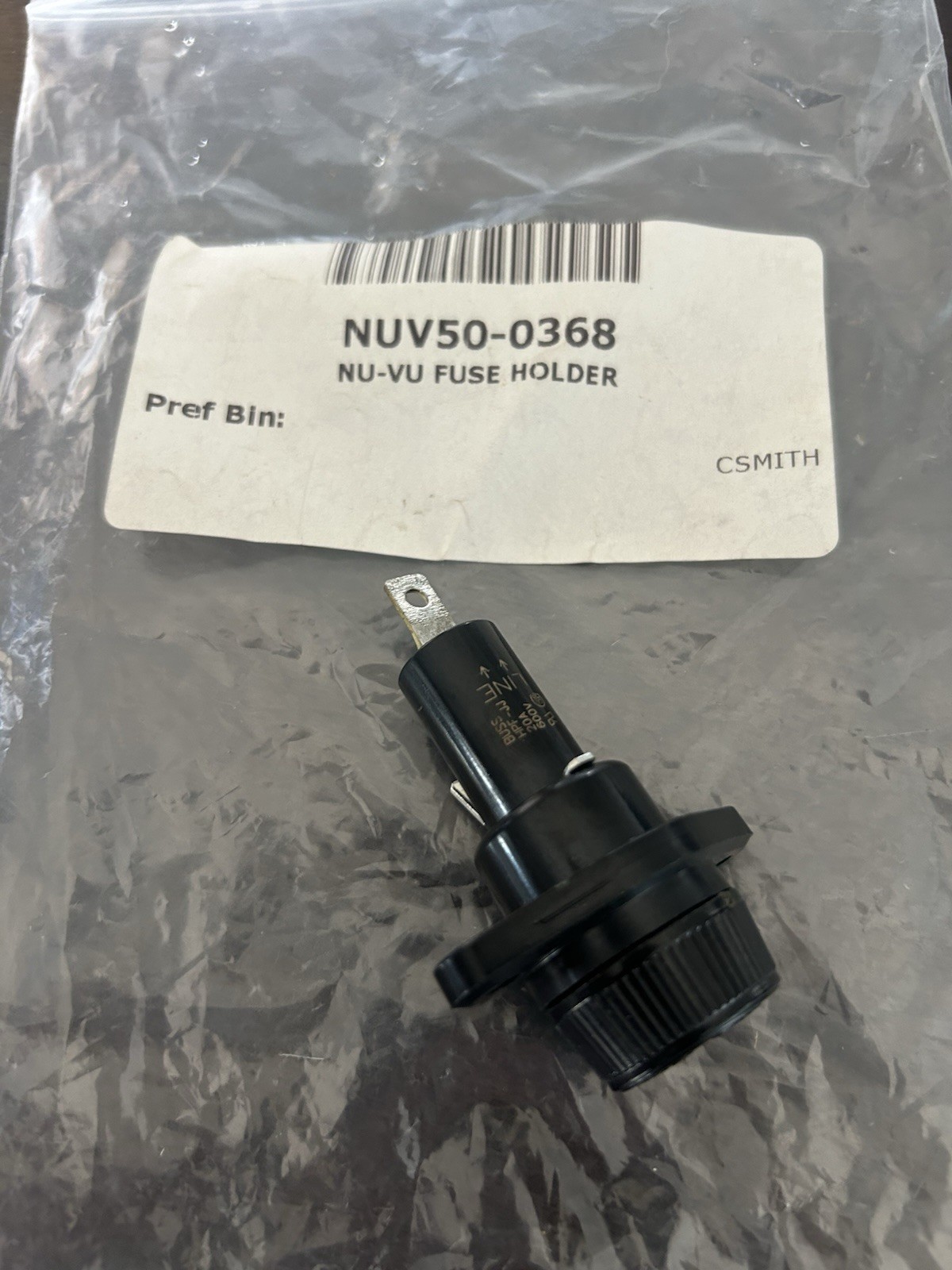 Nuvu Fuse Holder 50-0368 NEW Nu-Vu NUV50-0368