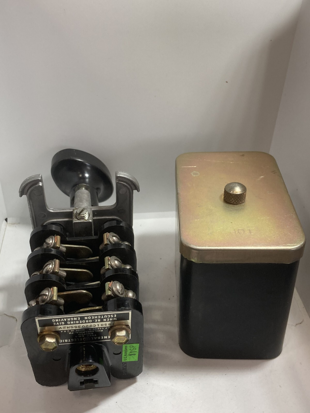 GENERAL ELECTRIC 16SB1CB203SSN2V ROTARY CAM SWITCH TYPE SB-1 2 POSITION NNB