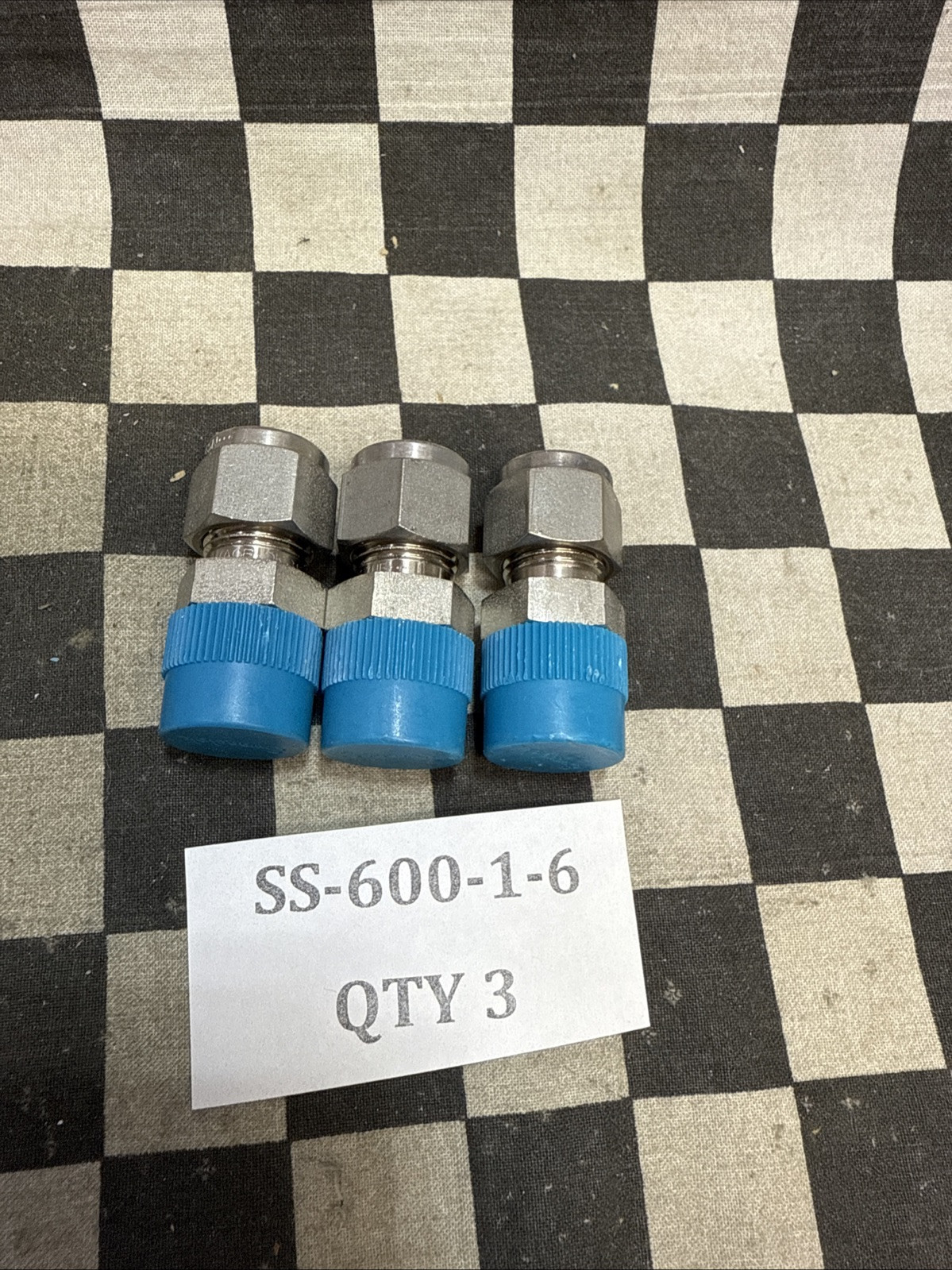 SWAGELOK SS-600-1-6, SS-600-1-4, SS-600-1-2 Male Connector, LOT OF 7 SHIPSAMEDAY