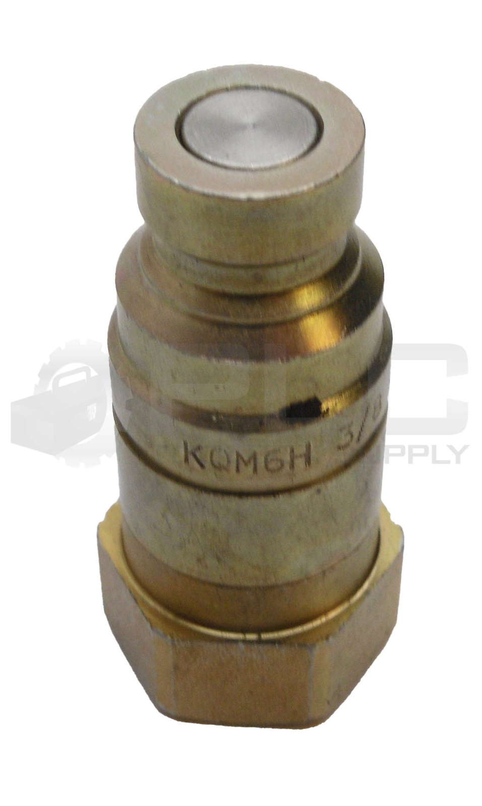 LOT OF 2 NEW KQM6H FLAT FACE COUPLER 3/8″ SAE-J02