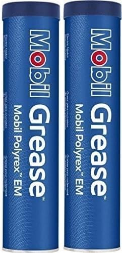 2 Pack 13.7 oz Mobil Polyrex EM, Motor Grease 2 Tubes HighPerformance Lubr…