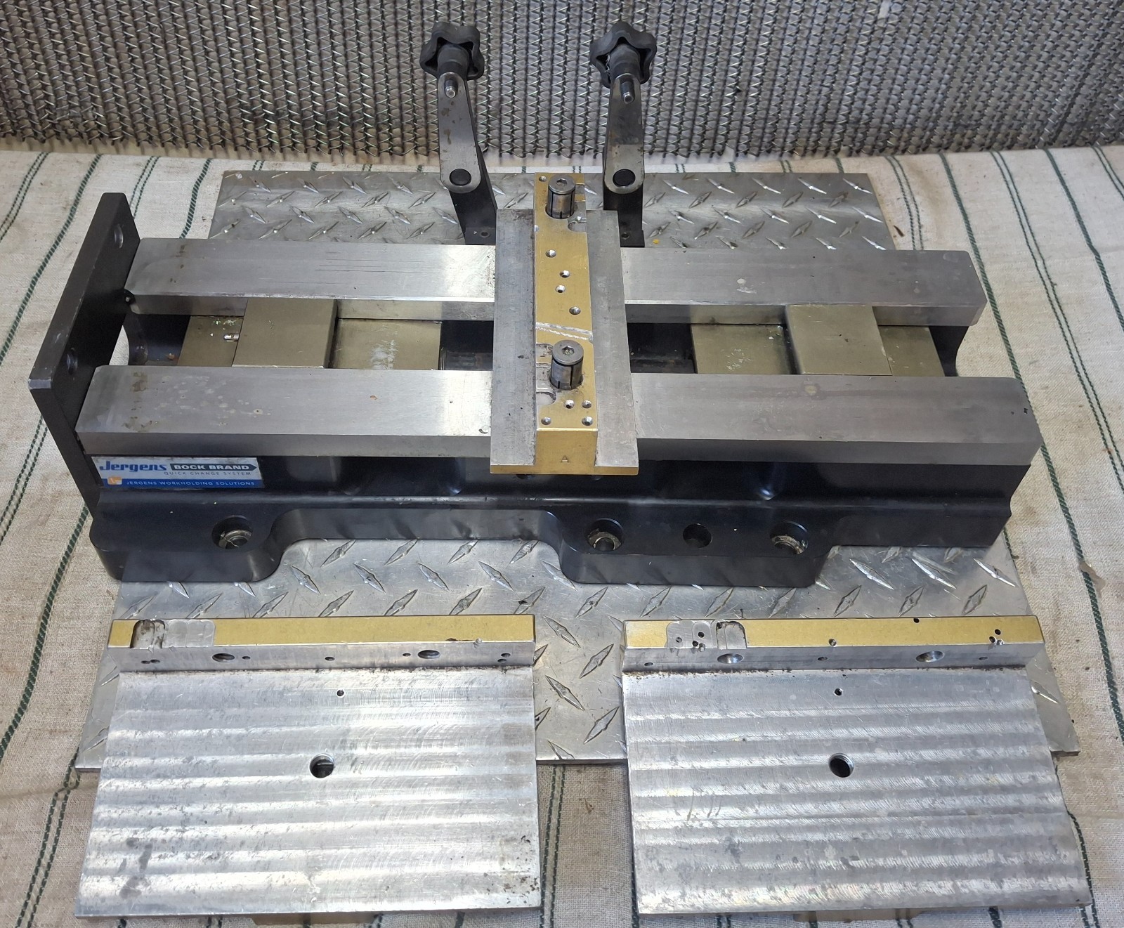 Jergens Bock Brand Quick Change Workholding Device TV6 20.5 x 5 x 9.75″