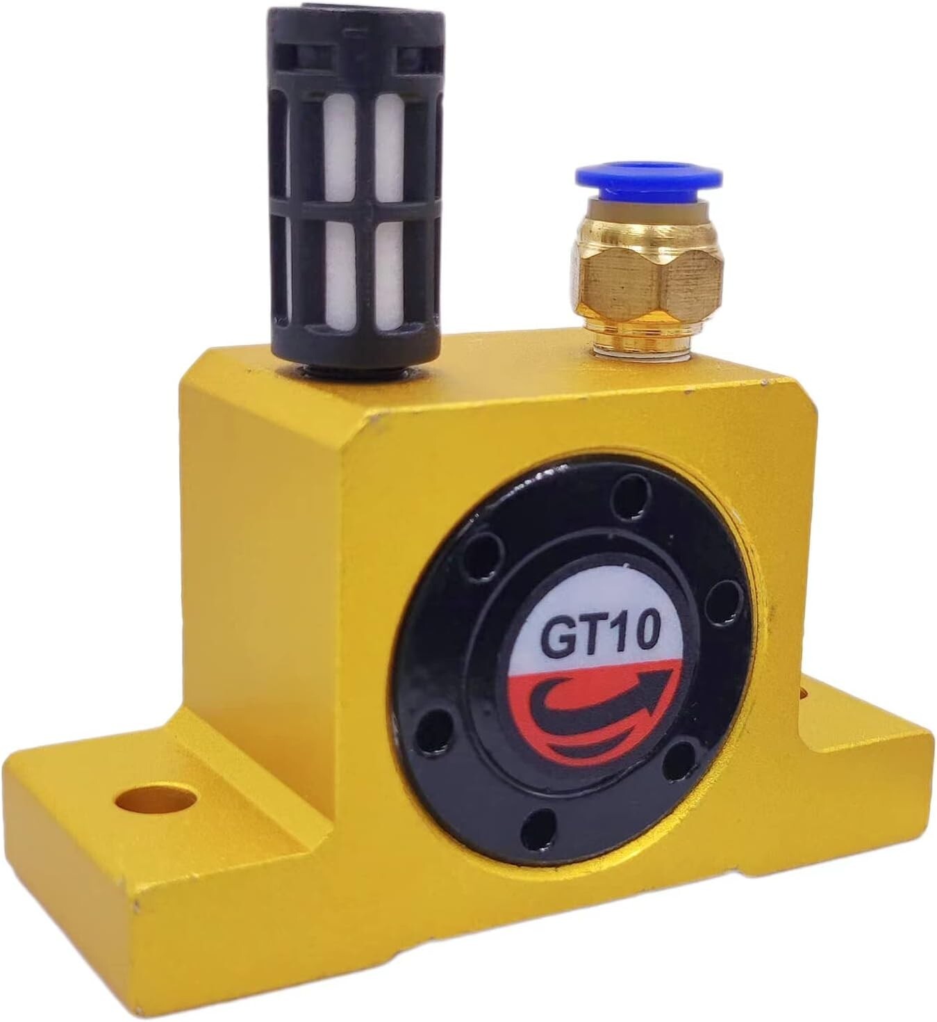 2X GT10 1/8” Industrial Pneumatic Turbine Vibrators Silent Wheel Type Vibrator