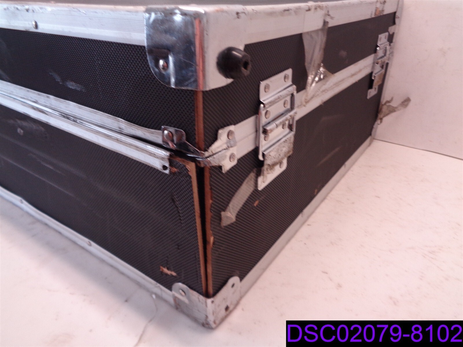 Used Tradeshow Portable Document Display 19″ x 22-1/2″ Case, 39-1/2″ Tall Table