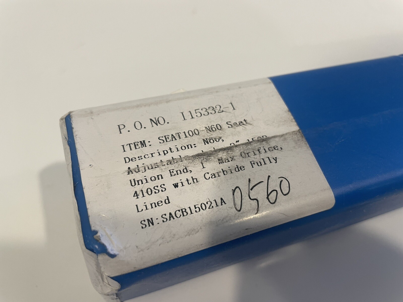 SEAT100-N60 Adjustable Choke 2” 1502 I15332-1 Max Orifice 1” NEW! FREE SHIPPING!
