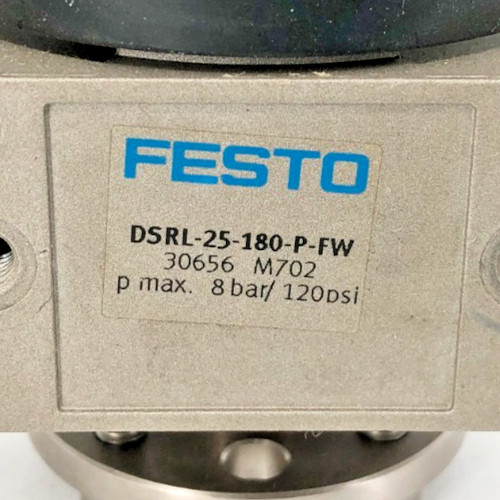 New Festo DSRL-25-180-P-FW Quarter Turn Actuator 120psi 30656 (Missing Parts)