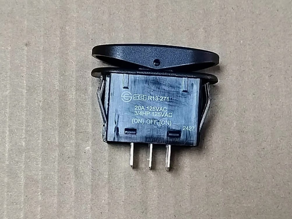1PC SCI R13-271 6Pins 3 positions 20A/125VAC Rocker Switch