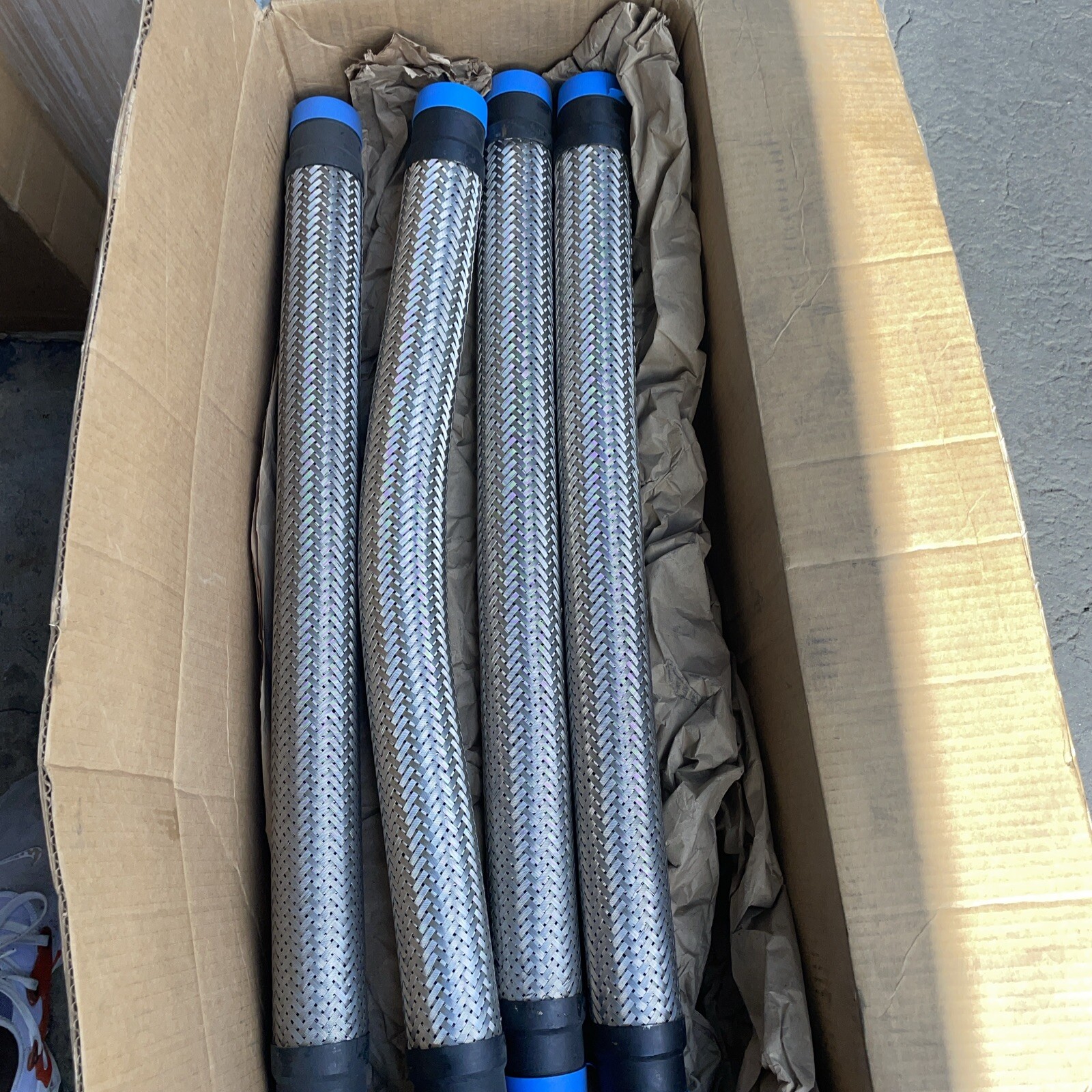 KADANT JOHNSON FH-SS-150-12 1.5 By 12 Inch Flexible Braided Stainless Steel Hose