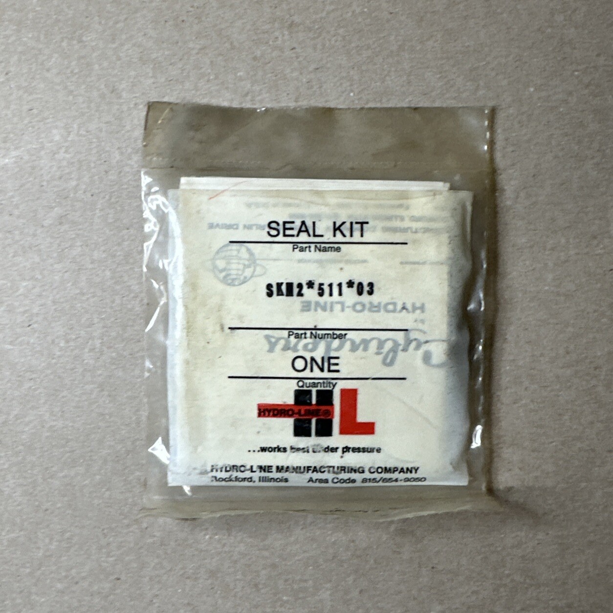 HL Hydro-Line SKN25-511-03 Seal Kit / SKN2551103 / NEW IN SEALED PACKAGE
