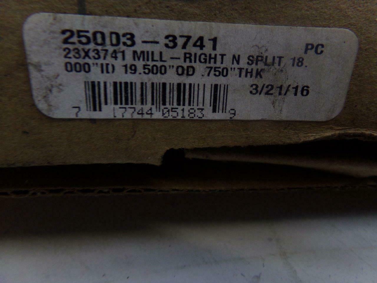 Garlock 25003-3741 23X3741 Mill-Right N Split 18″I.D 19.5″O.D 0.75″THK