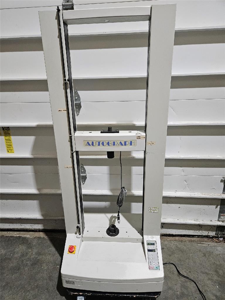 SHIMADZU AGS-J UNIVERSAL TESTING MACHINE TENSIOMETER TENSILE TESTER 346-52886-01