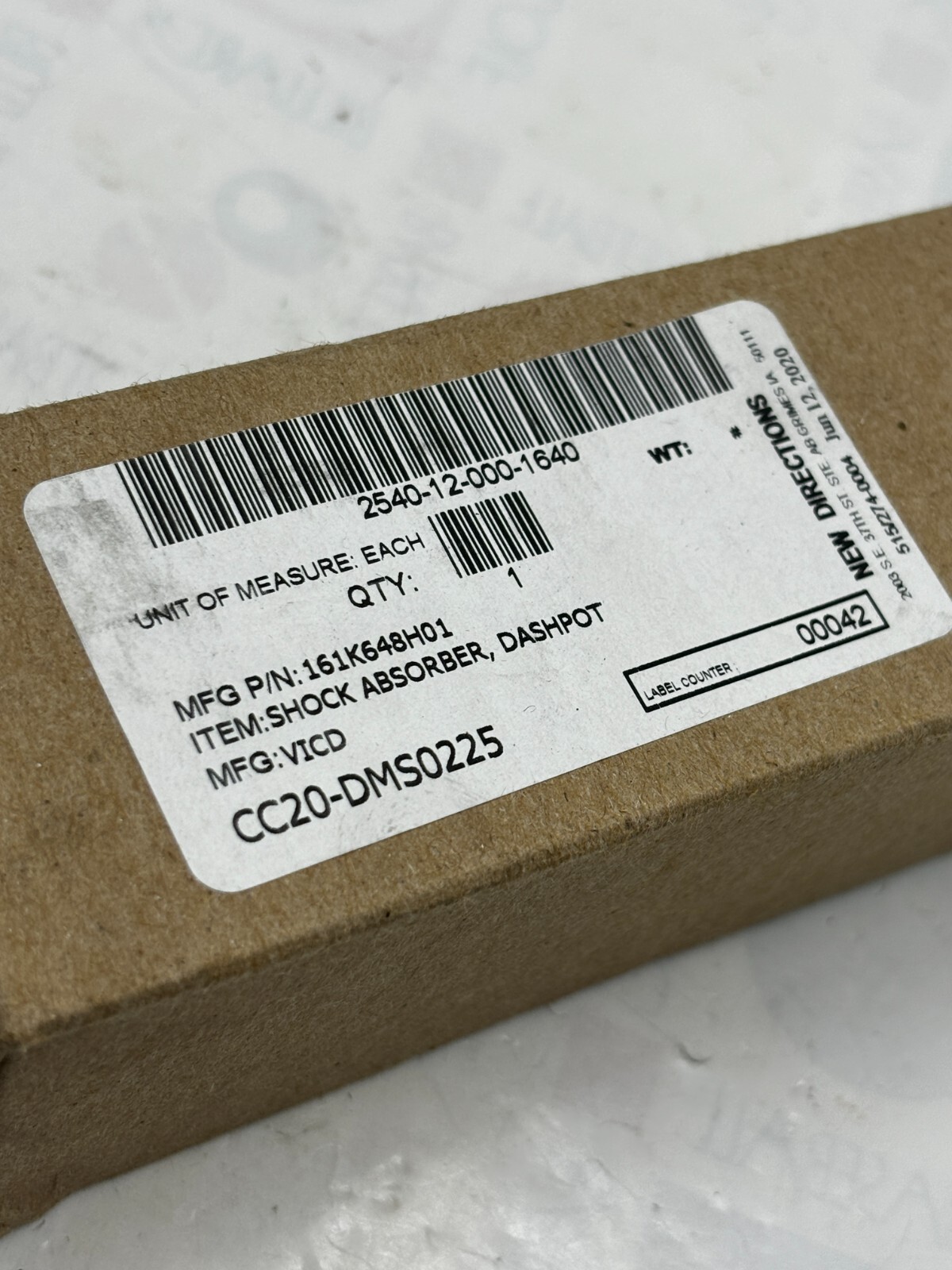 ENIDINE ITT MB24053 SHOCK ABSORBER 10MM STROKE, SHOCK ABSORBER 161K648H01 🔔