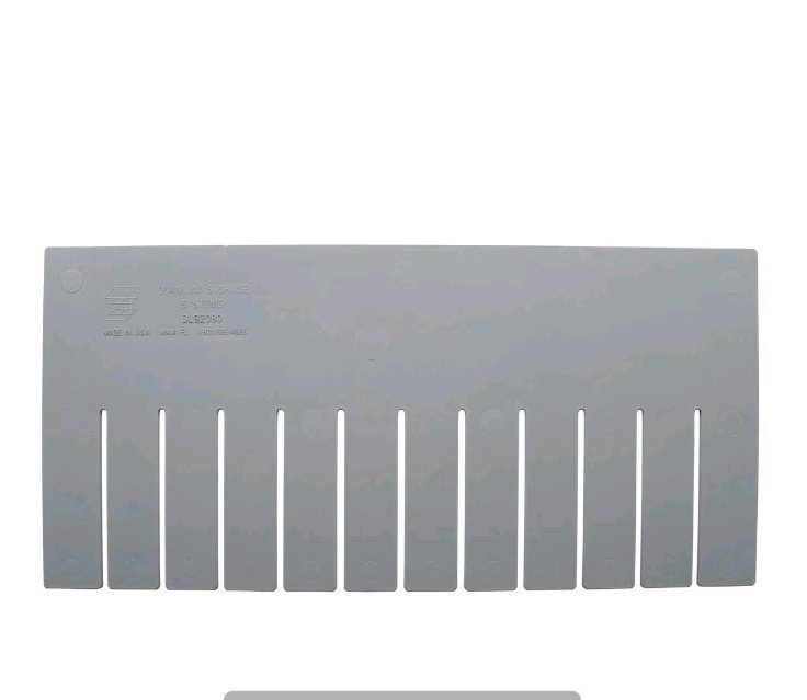 Plastic Divider 15 1/4 In x 7 1/4 In Quantum Storage Systems Dl92080