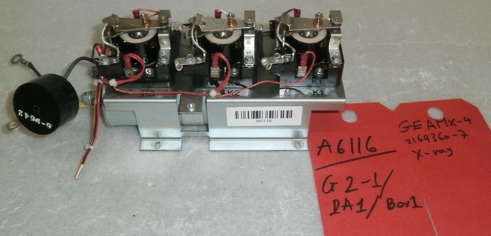 Lot of 3 Potter & Brumfield PRD-5DY3-110 From GE AMX 4 X-ray Used Good Condition