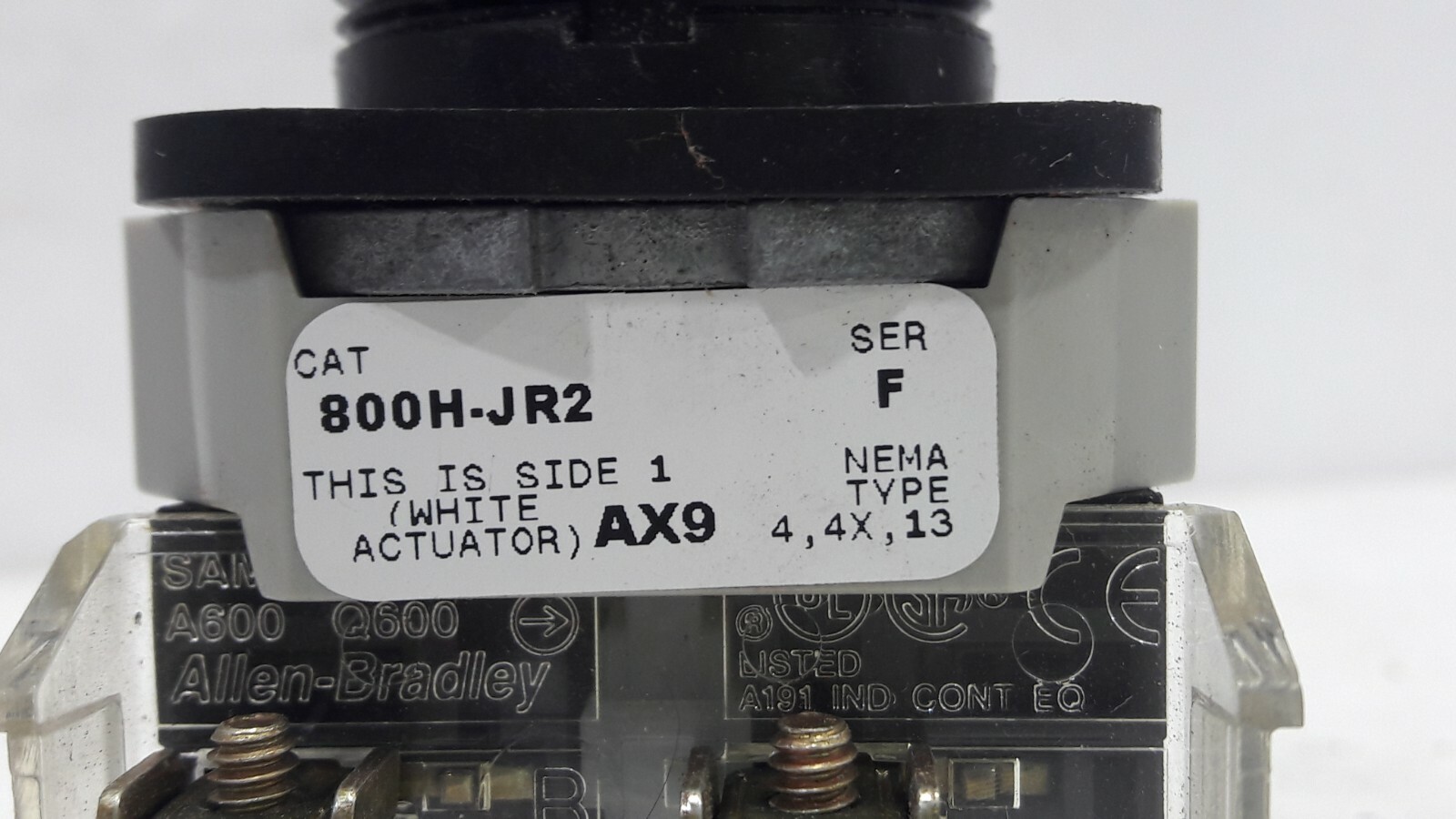 AB 800H-JR2 Ser F Nema Type 4,4X,13 A600 Q600