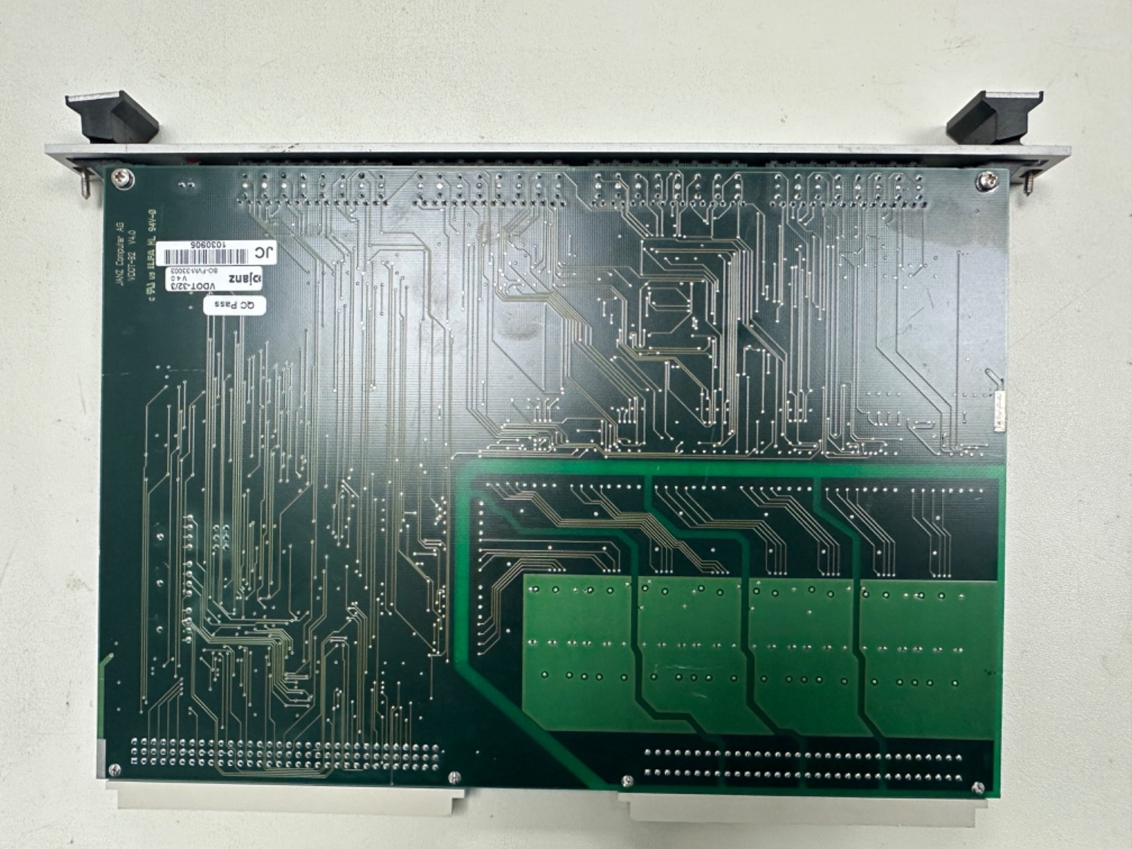 JANZ VDOT-32/3 V4.0 BO-FVM-33003 VME WORKING