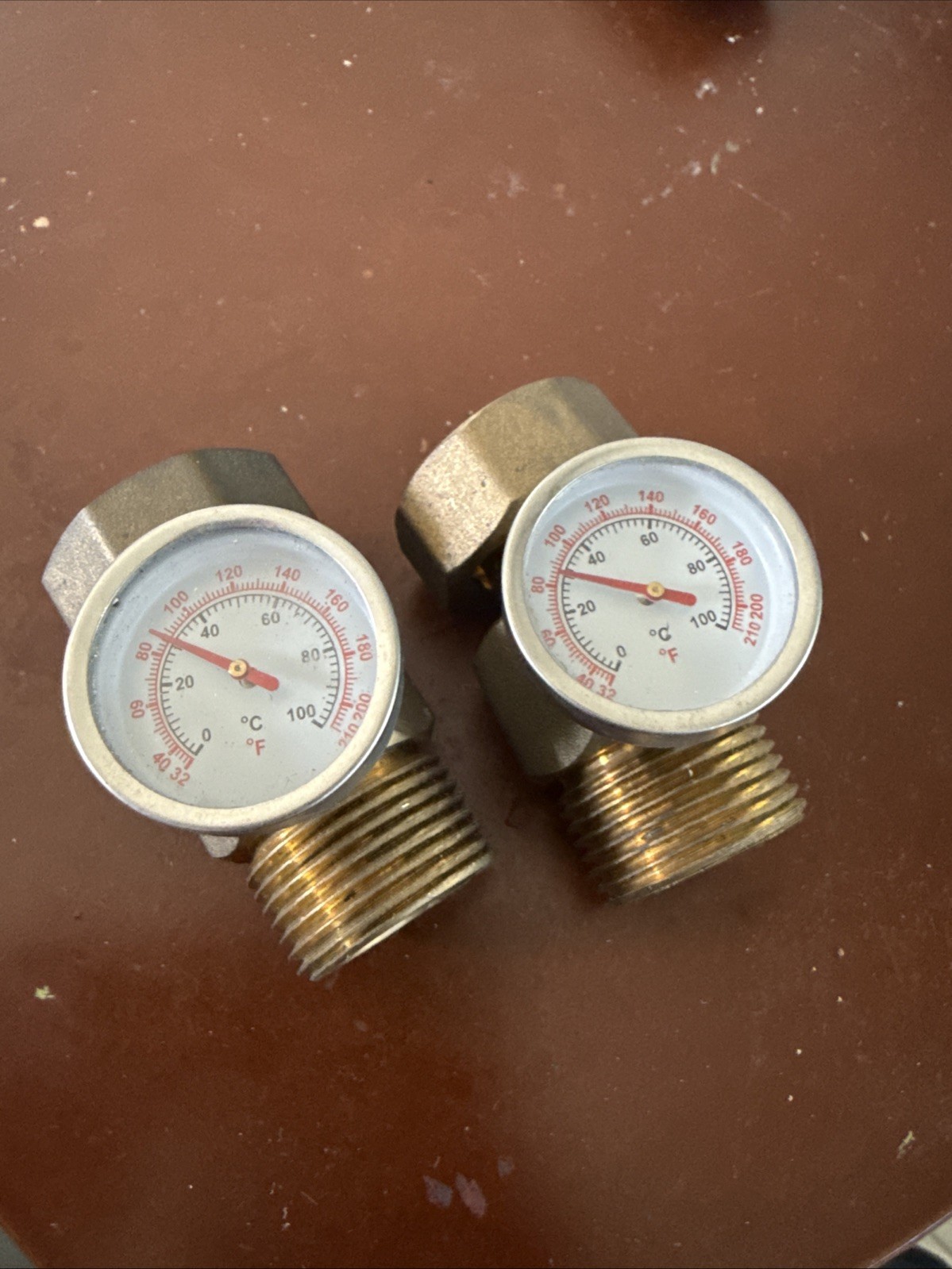 1” Outlet Adapter, Union and Temp Gauge