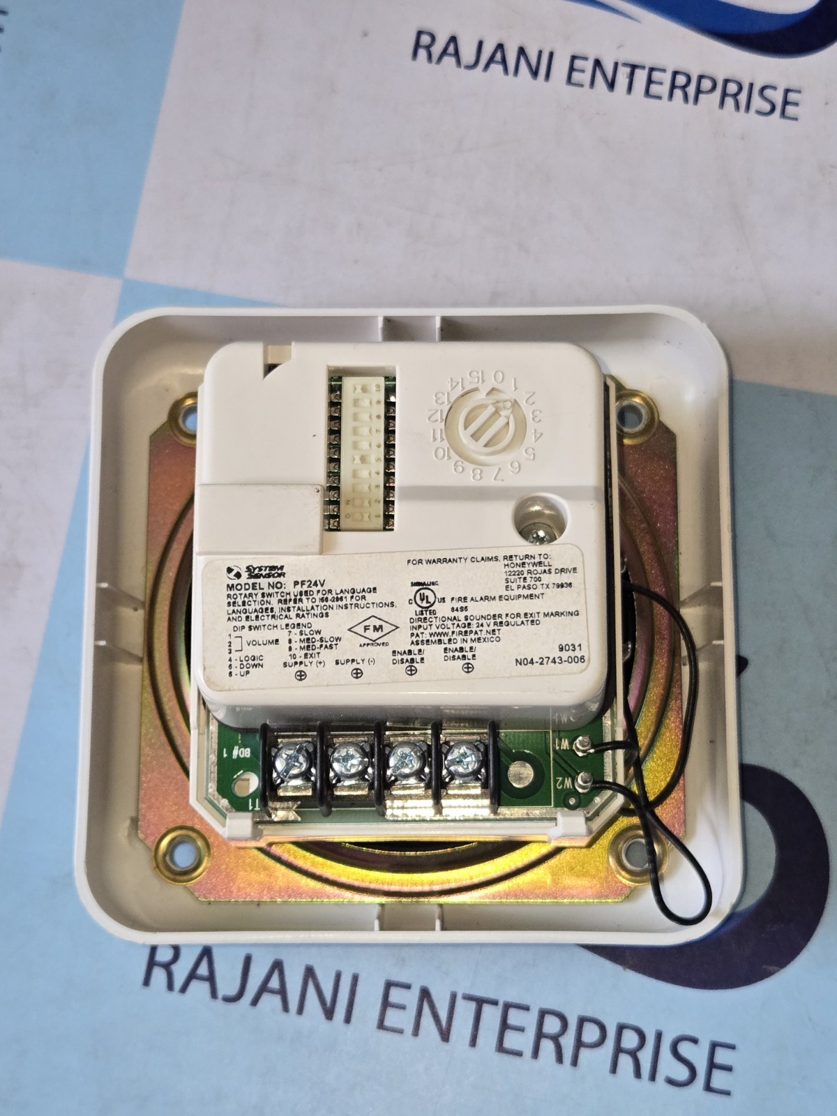 NEW System Sensor PF24V Fire Alarm Equipment Rotary Switch Used For Language