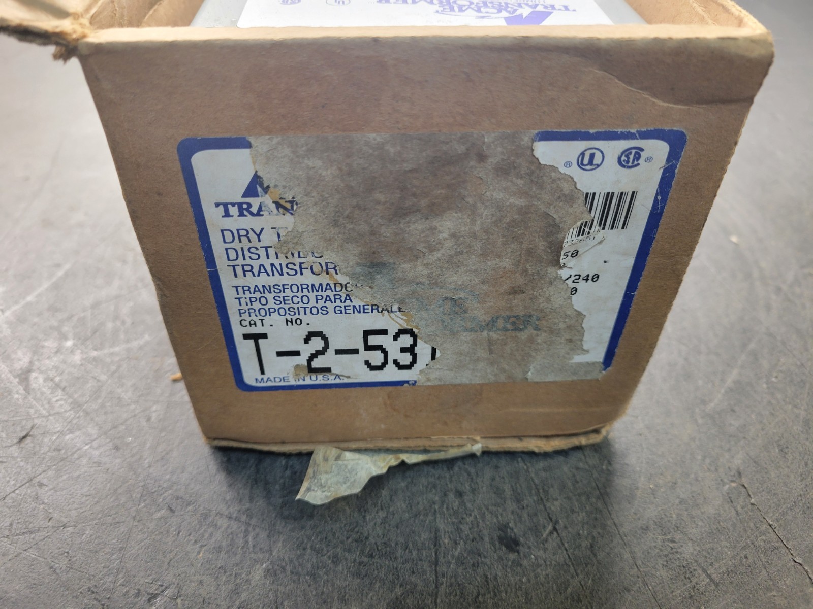 Acme Industrial Control Transformer #T-2-53109-S.