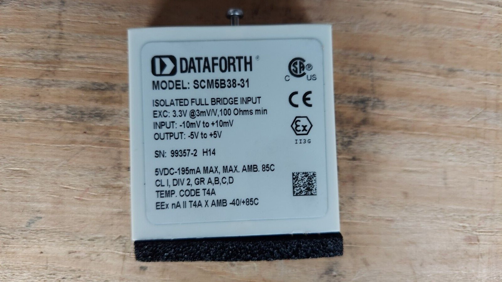 New Dataforth SCM5B38-31 Isolated Full Bridge Input L@@K