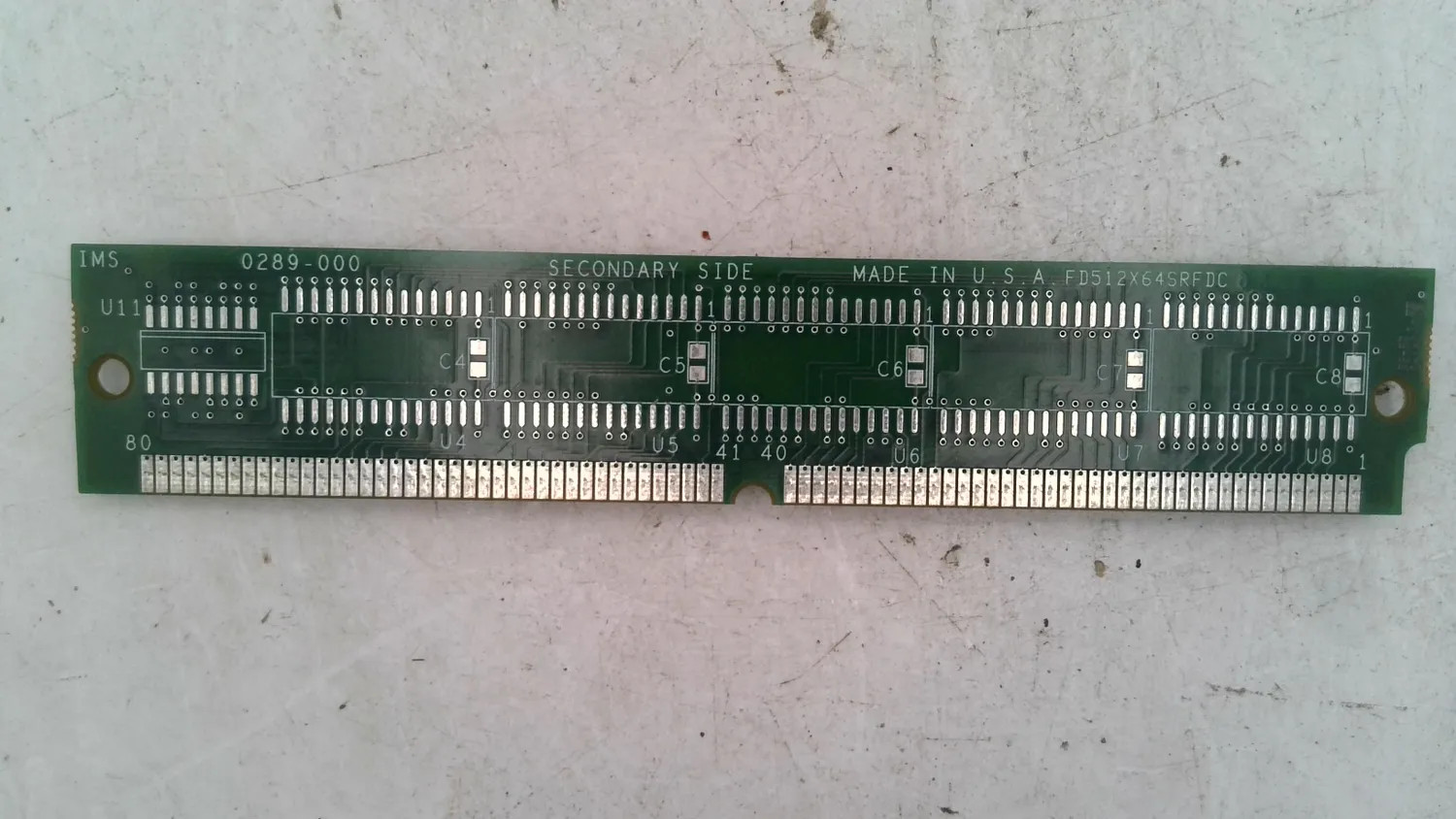 IMS 0289 000 64K/512K MEMORY MODULE FD512X64SRFDC