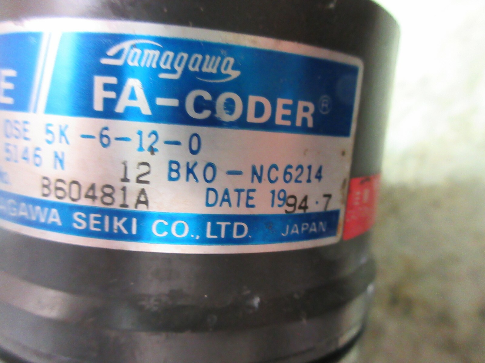 MITSUBISHI ENCODER OSE5K-6-12-0 TS 5146N 12 BKO-NC6214 WARRANTY