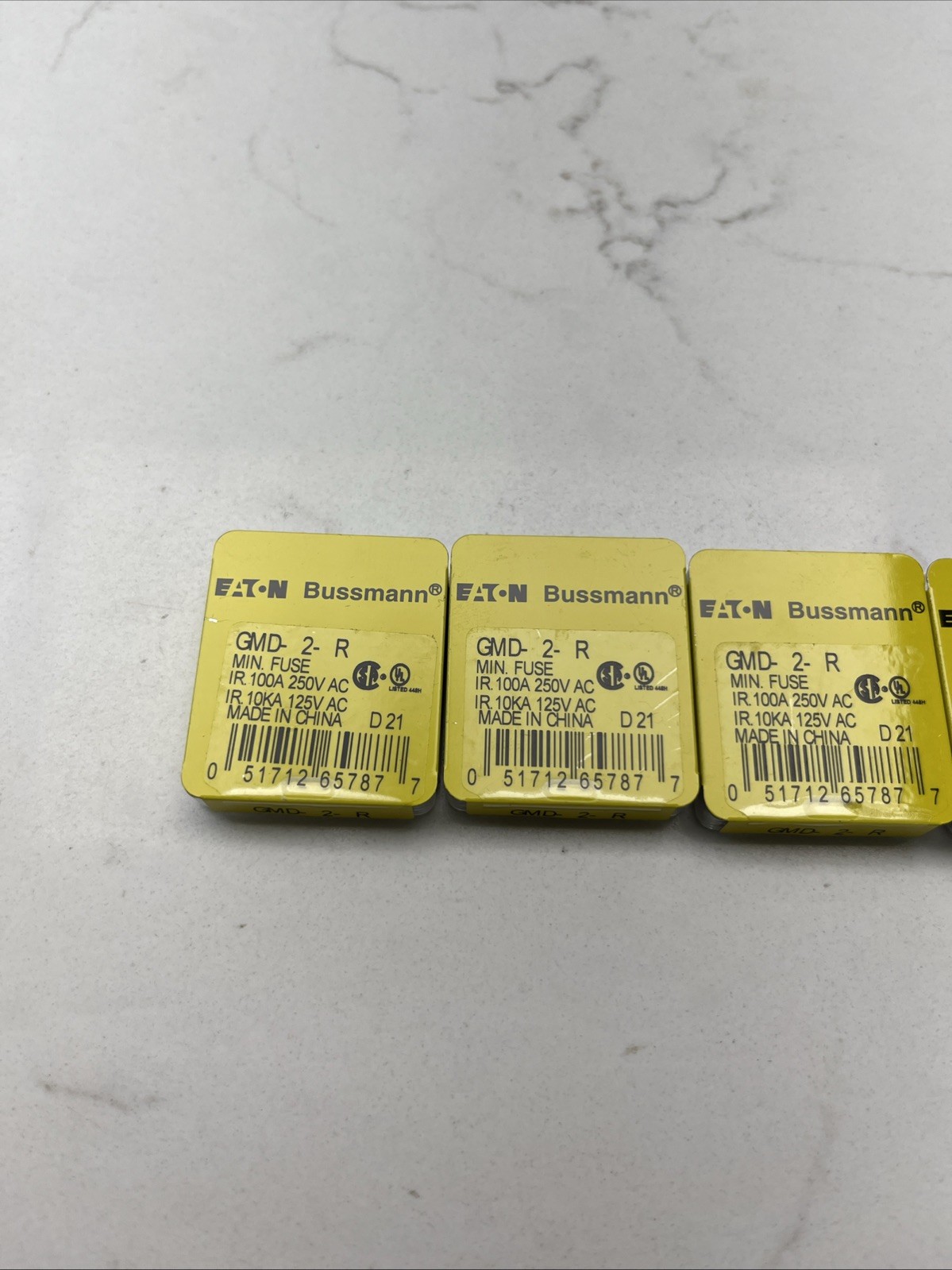 Bussmann GMD-2-R (lot Of 5 Packs Of 5)