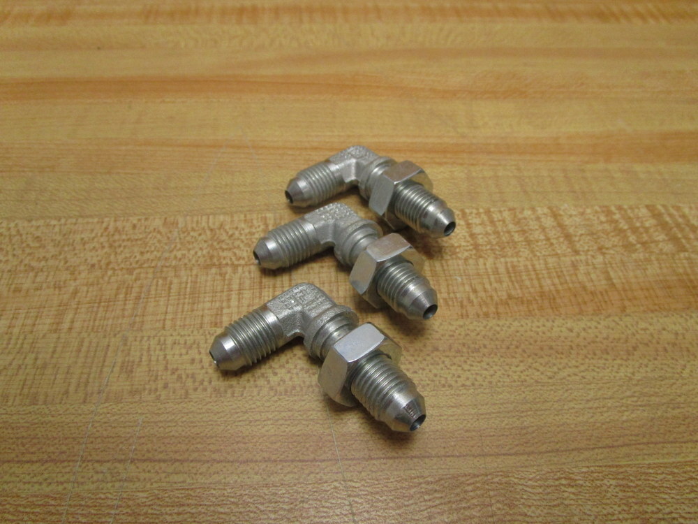 Parker 4WETX-S Bulkhead Union Elbow 4WETXS (Pack of 3)
