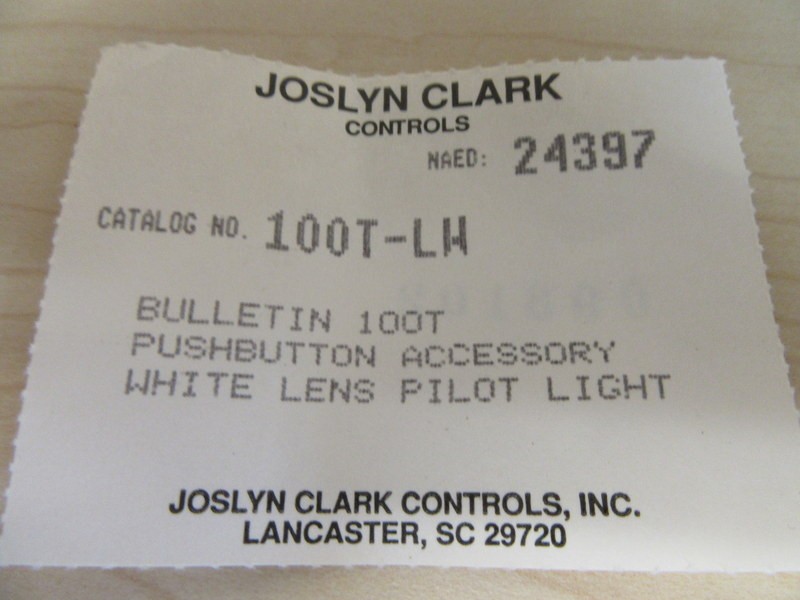 Joslyn Clark Sylvania 100T-LW Lens Cap