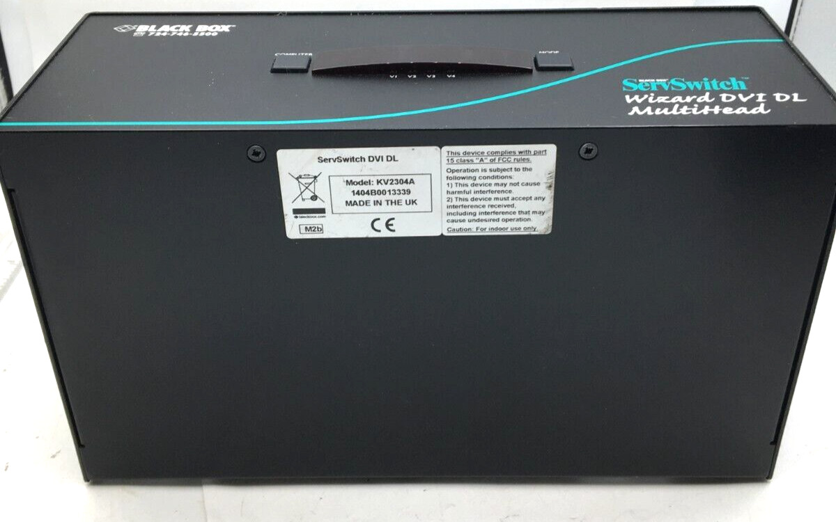 Black Box ServSwitch Wizard DVI DL MultiHead KV2304A Working