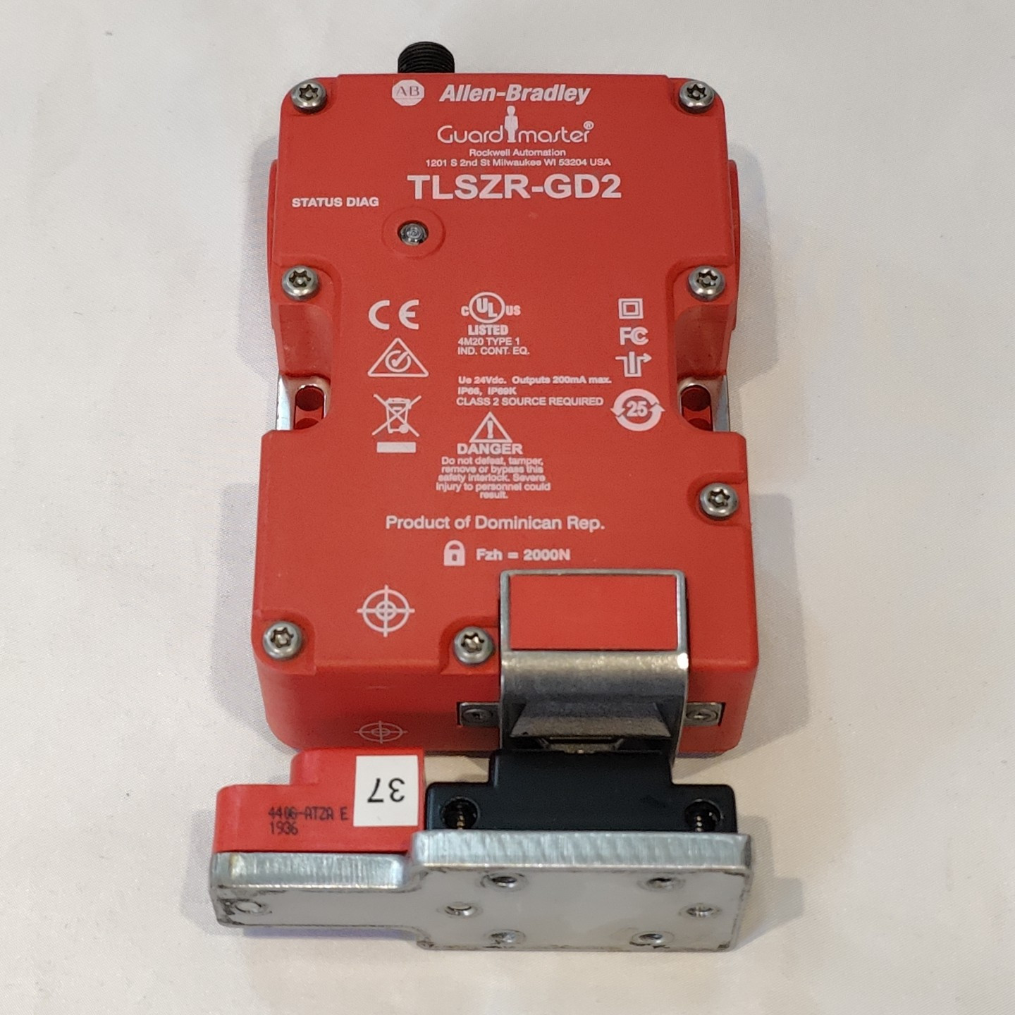 Allen Bradley TLSZR-GD2 Guard Master Locking Switch 440G-TZS21UTRH