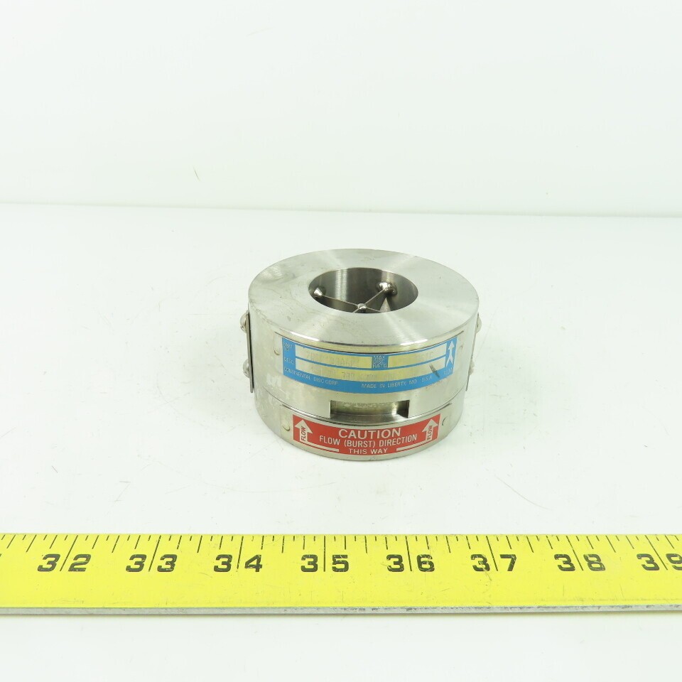 Continental Disk ZWI0108A601 1-1/2″ Rupture Disc 250PSIG 300/600# ANSI ZAP