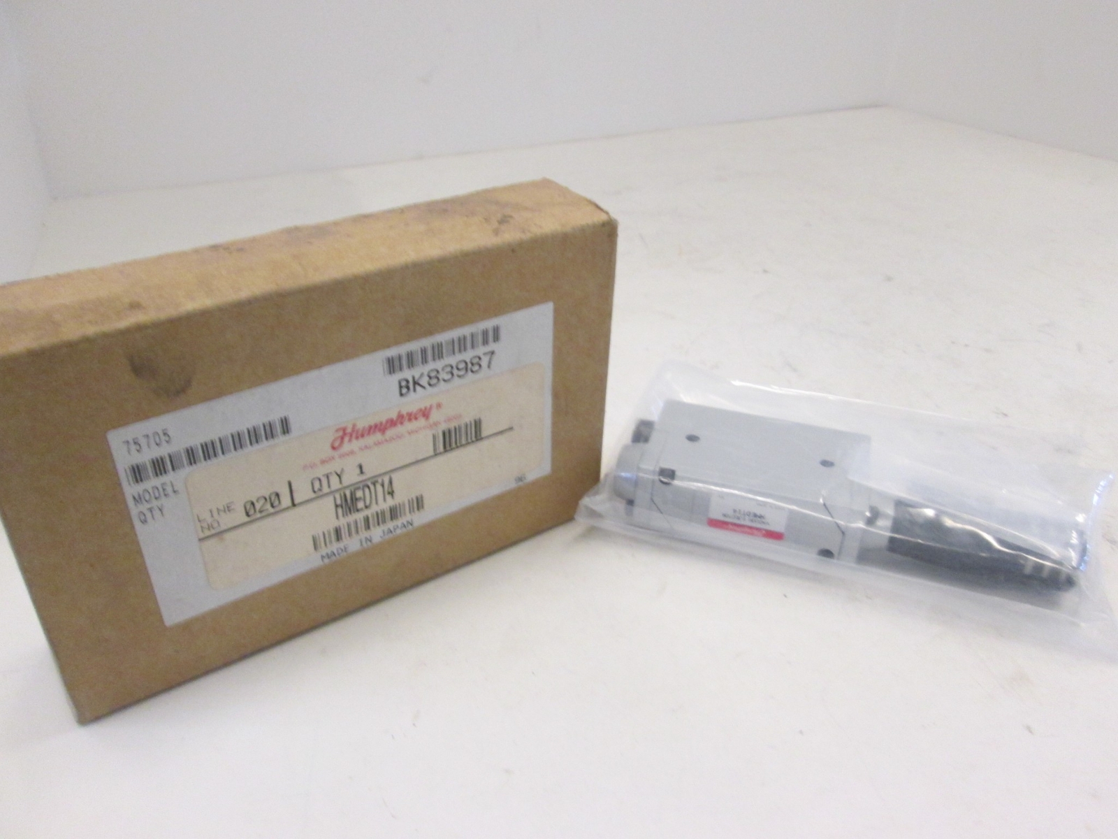Humphrey, HMEDT14, Vacuum Ejector, New