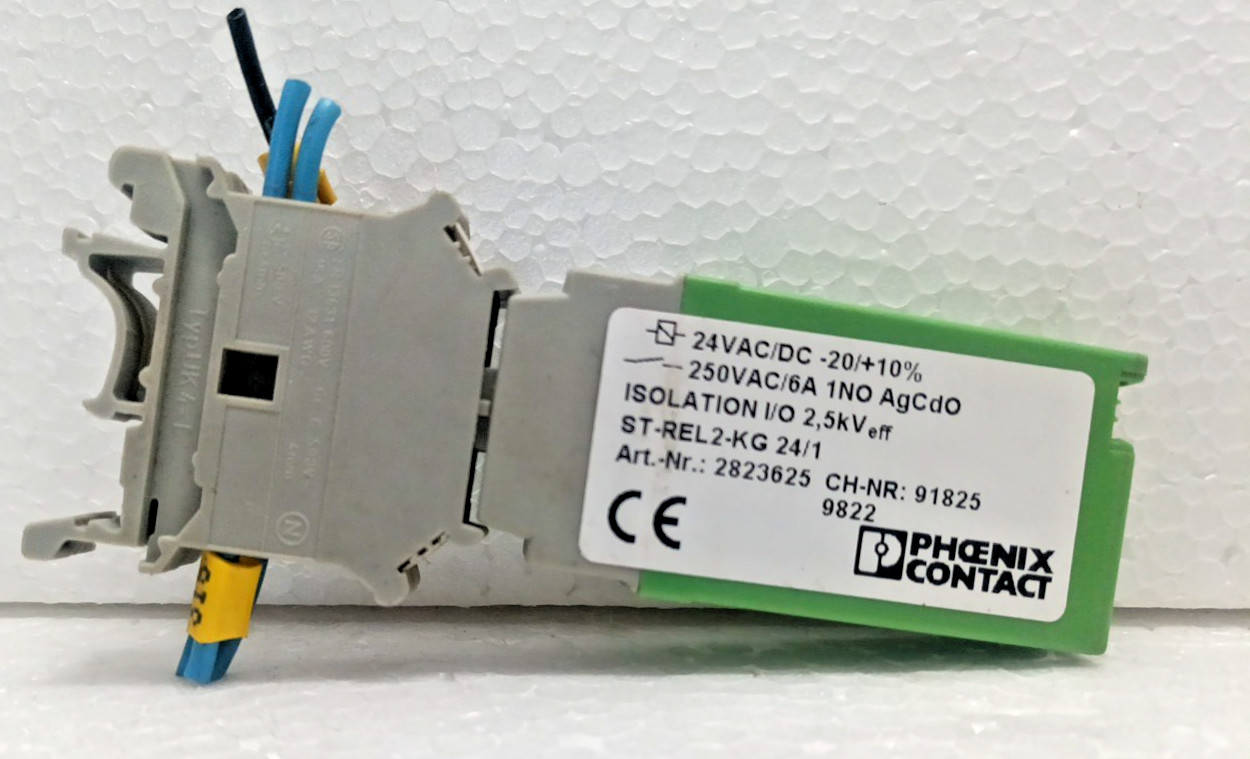 Phoenix Contact ST-REL2-KG 24/1 24 VAC/DC Art Nr : 2823625 Lot Of 3 Pcs