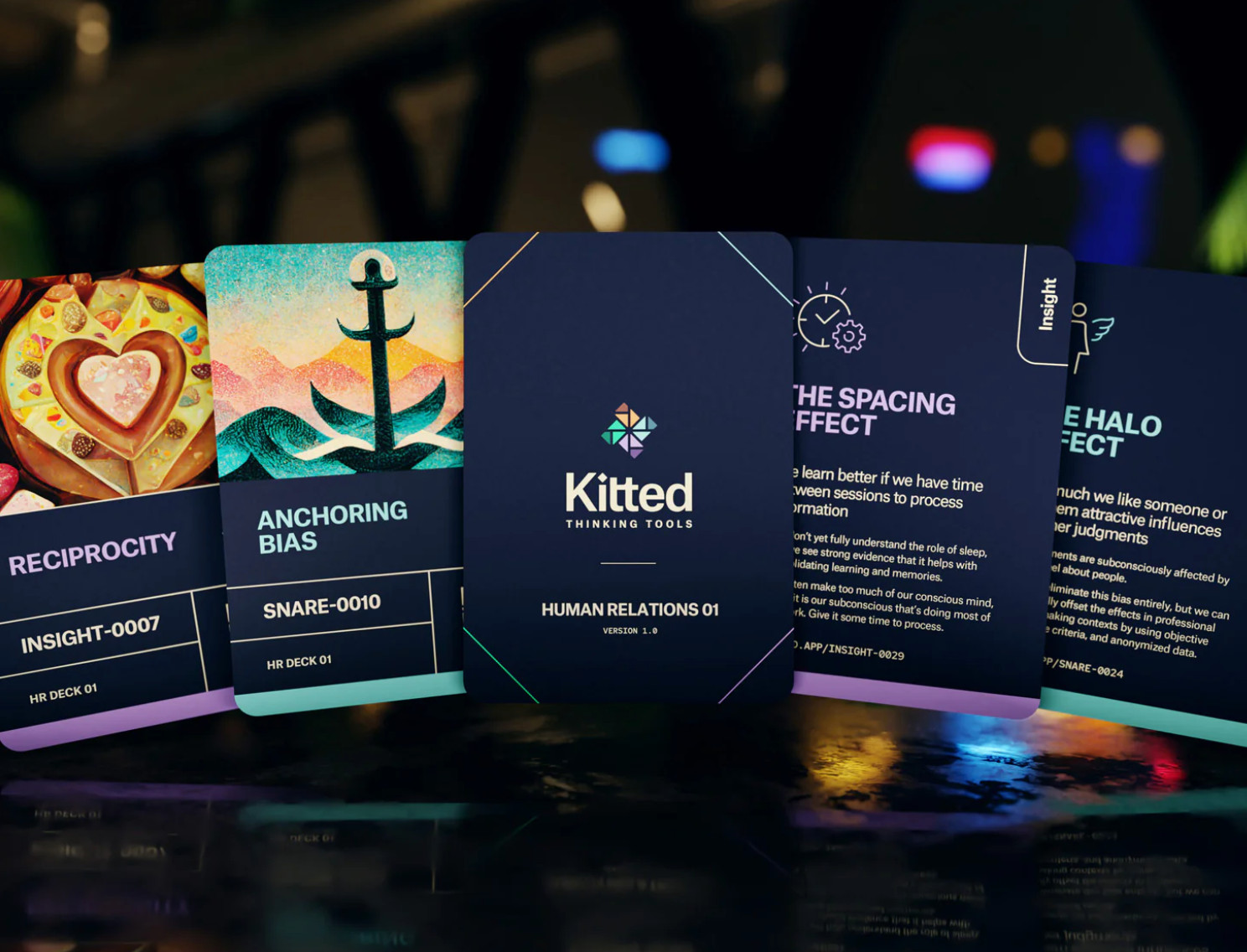 Kitted Personal Development Cards Professional Thinking Tools – SET OF 5 DECKS