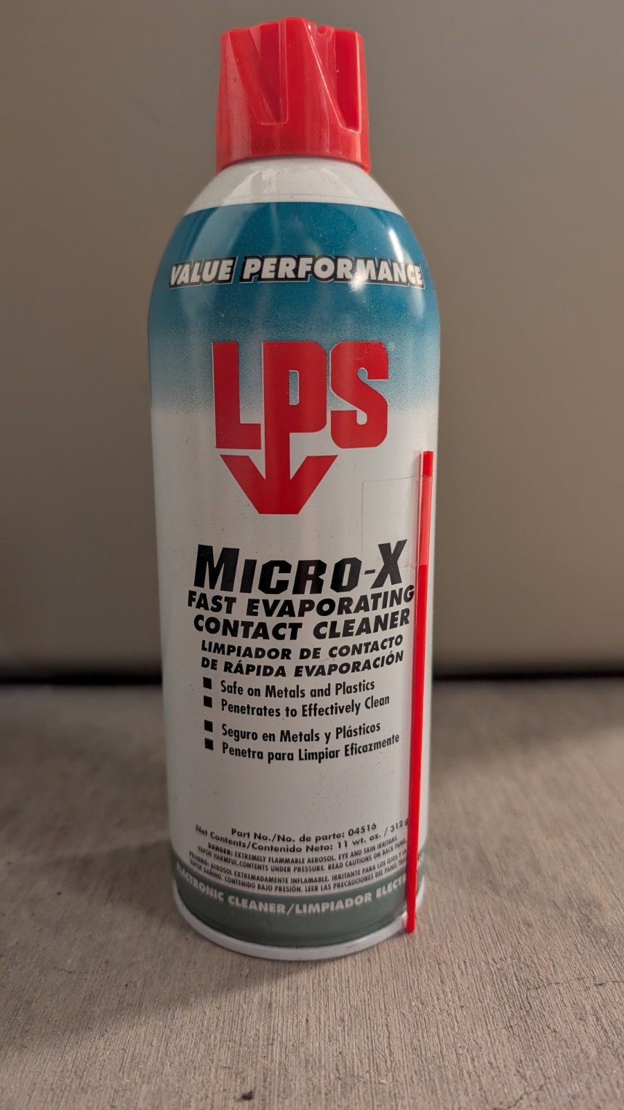 NEW LPS Micro-X Fast Evaporating Contact Cleaner # 04516 – 11oz Cans