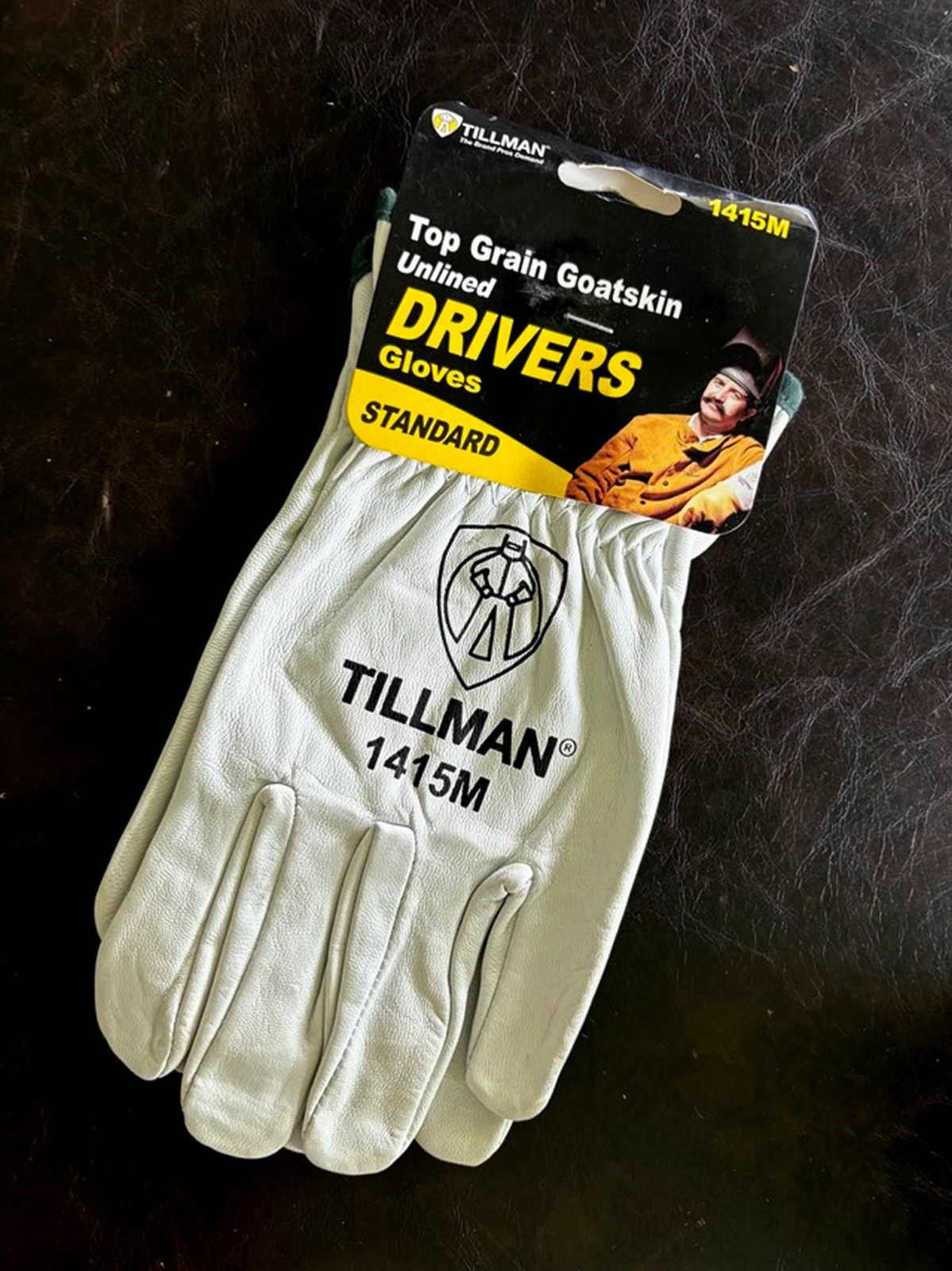 TILLMAN 1415M Top Grain Goatskin Drivers GLOVES Standard NEW in Package