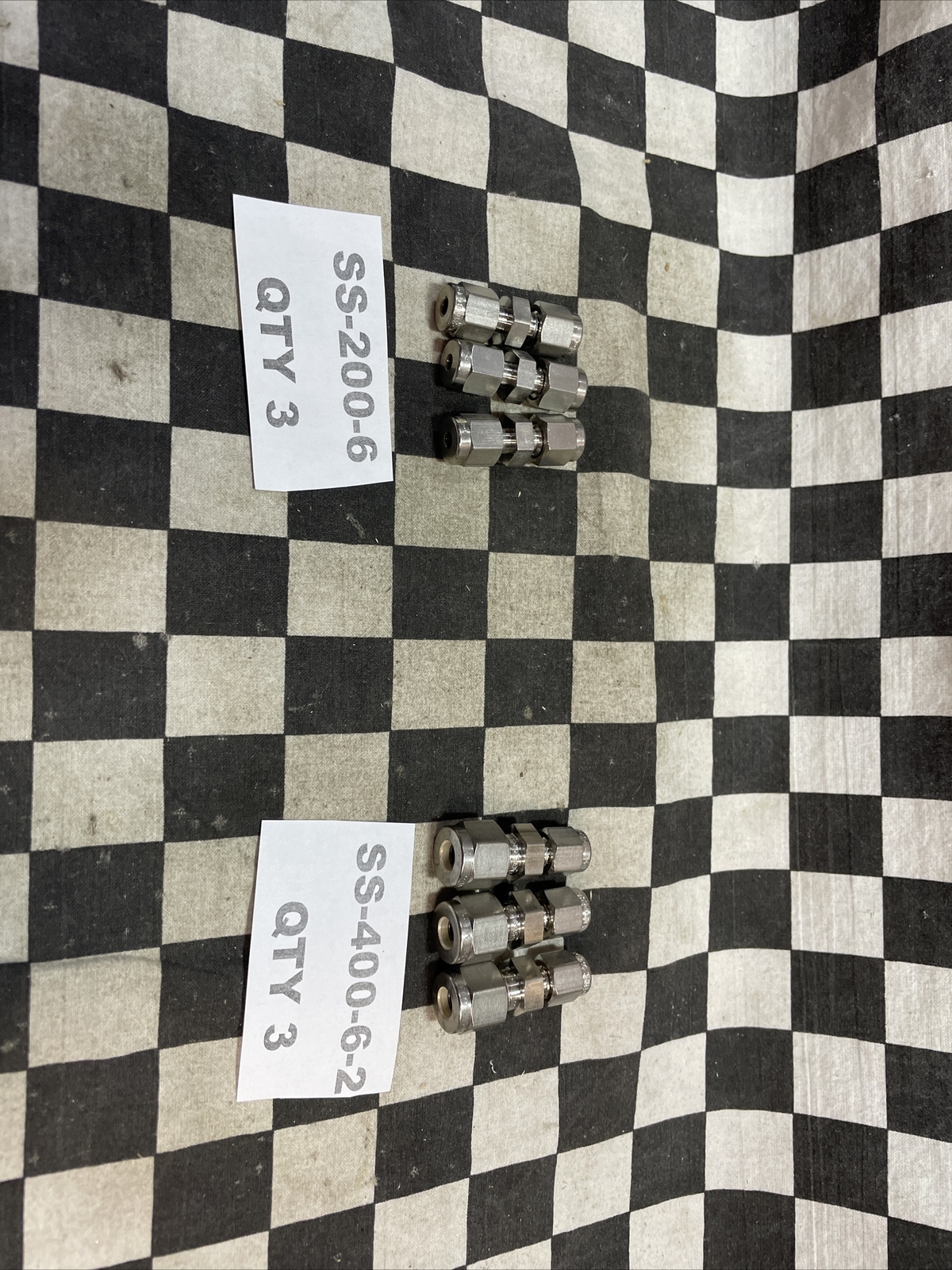 SWAGELOK SS-200-6 & SS-400-6-2, UNION REDUCER 1/4″ X 1/8″ LOT OF 6#125W14