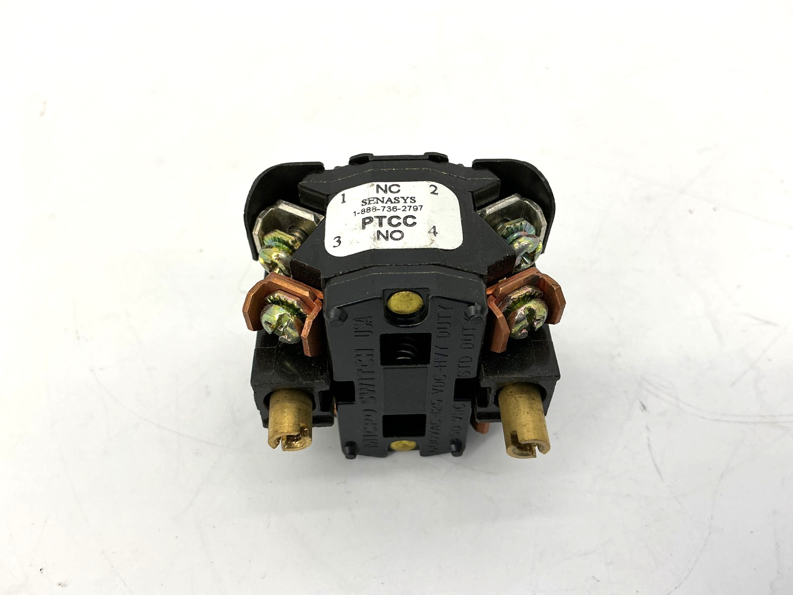 Lot of 2 Honeywell Micro Switch PTCC Contact Block 2NC 2NO 600VAC