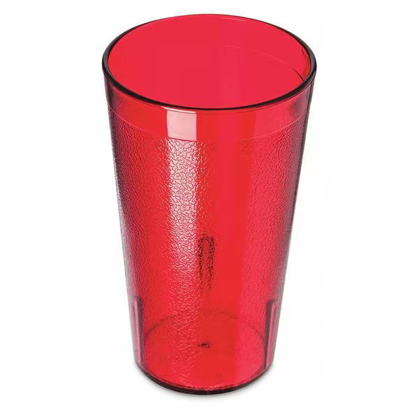 Carlisle Foodservice Tumbler,Ruby,12 oz. Capacity,PK6 521210 Carlisle