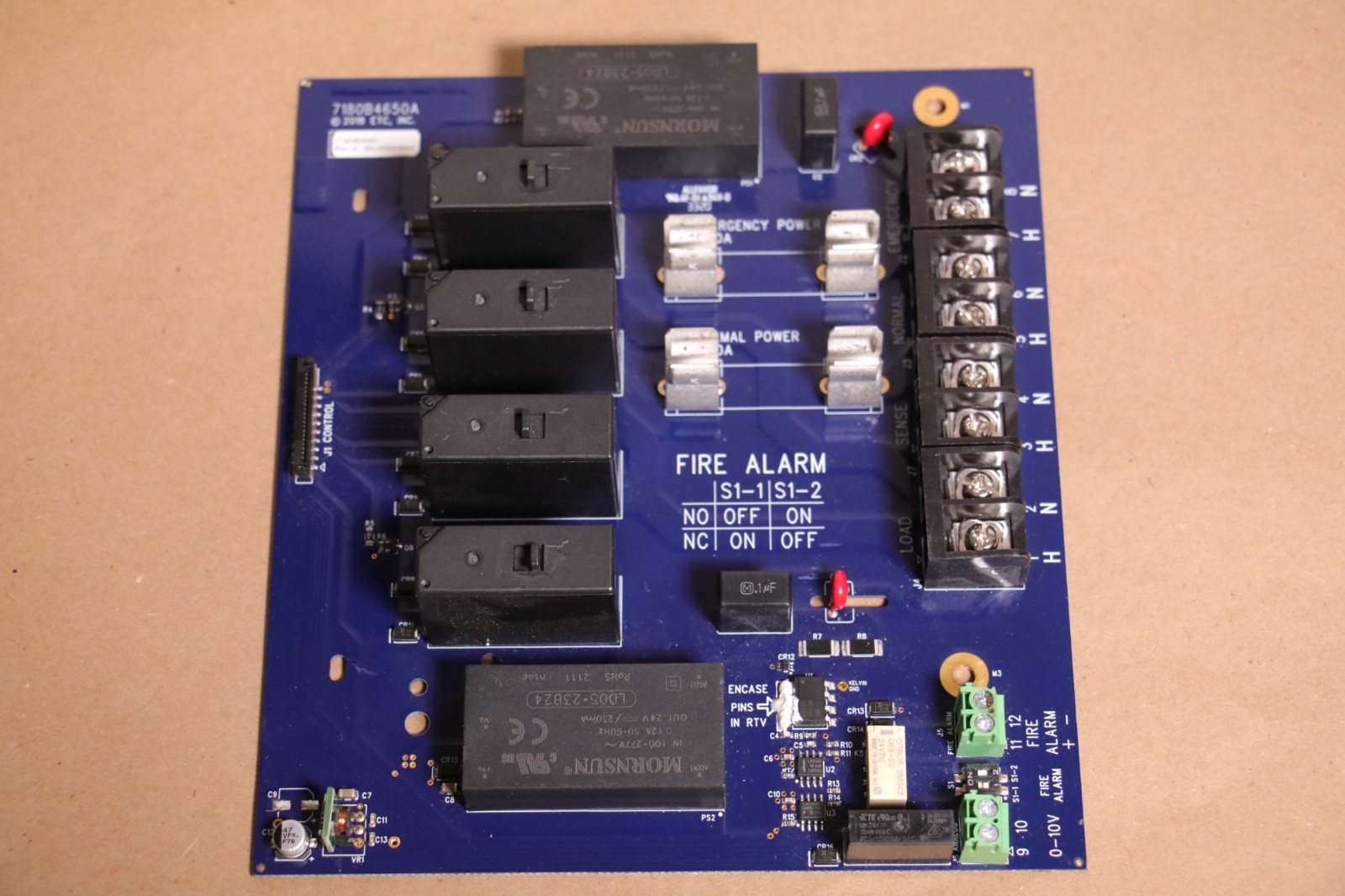 Fire Alarm S1-1 S1-2 Control Board Altronix? Simplex? 7180B4650A 7180B5650