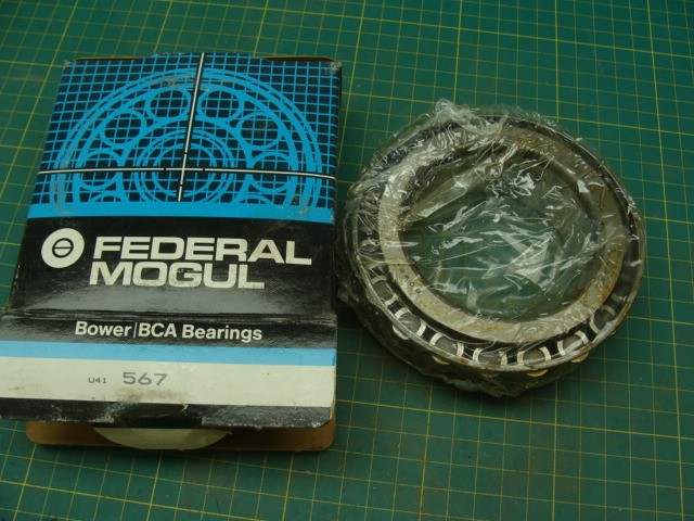 GENUINE FEDERAL MOGUL – BOWER BCA TAPERED ROLLER BEARING 567