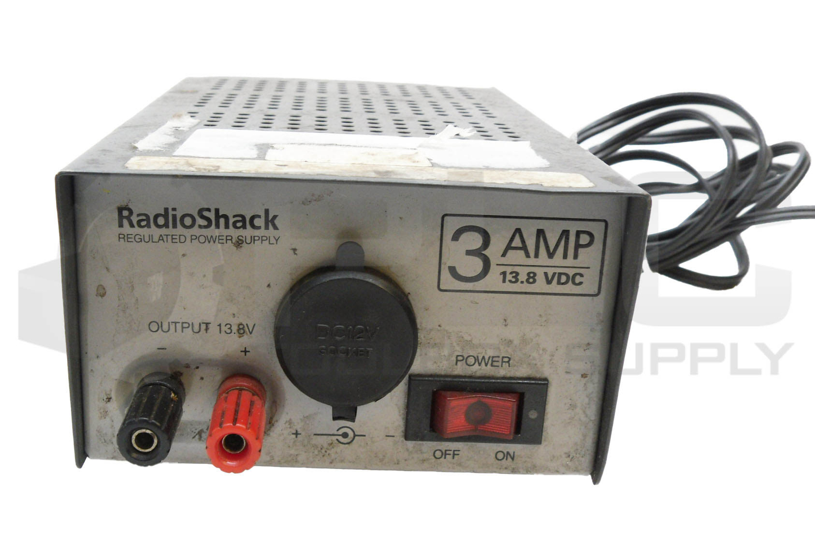 RADIO SHACK 22-504 REGULATED POWER SUPPLY 120VAC 60HZ 100W 13.8V 3A