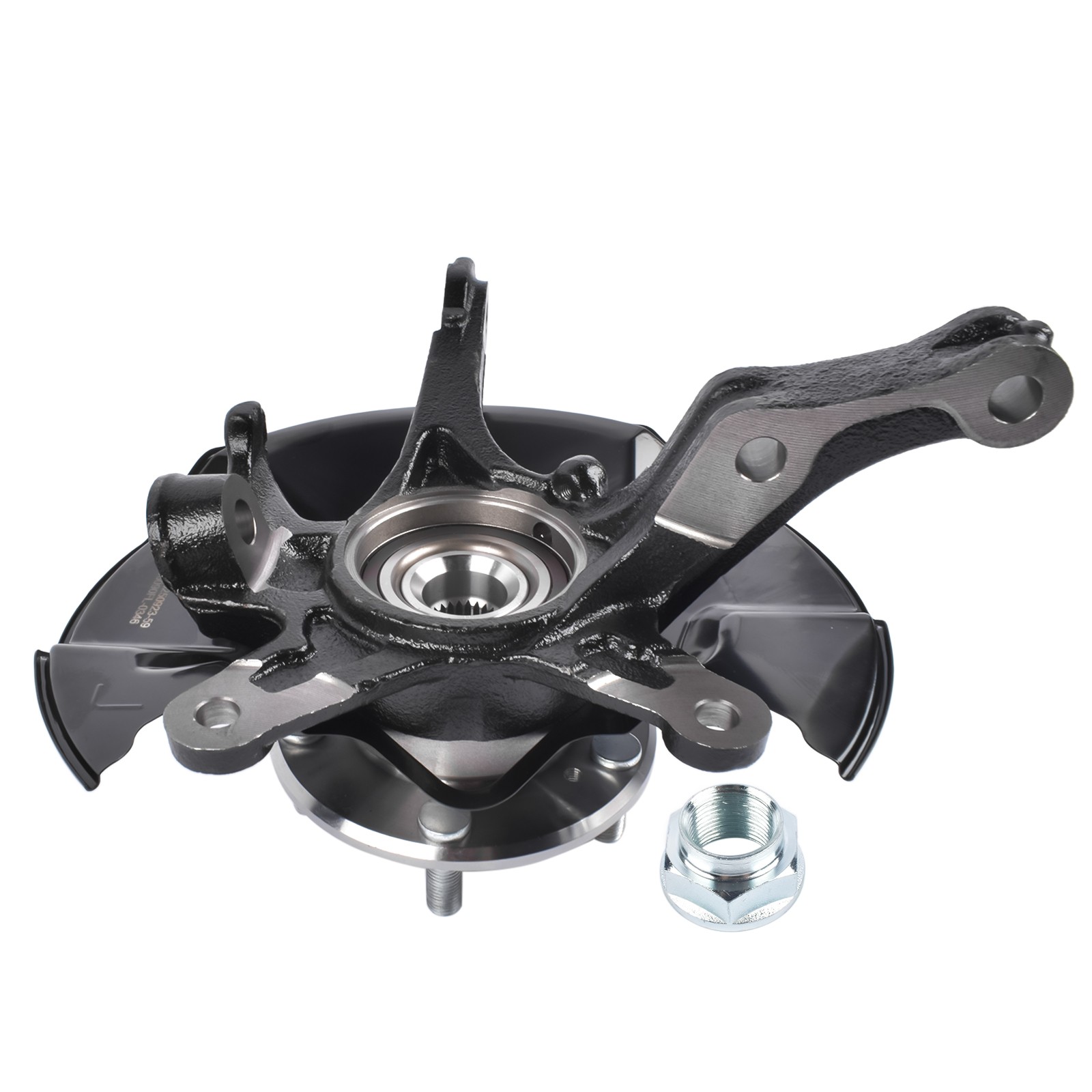 Front Left Steering Knuckle & Hub Bearing Assy for 2012 Honda Civic 1.5L/1.8L