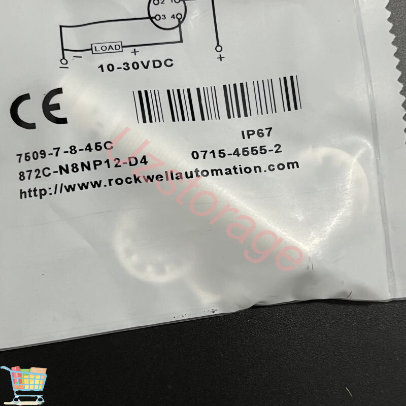 10-30VDC 200mA 8mm Inductive Proximity Sensor For Allen-Bradley 872C-N8NP12-D4