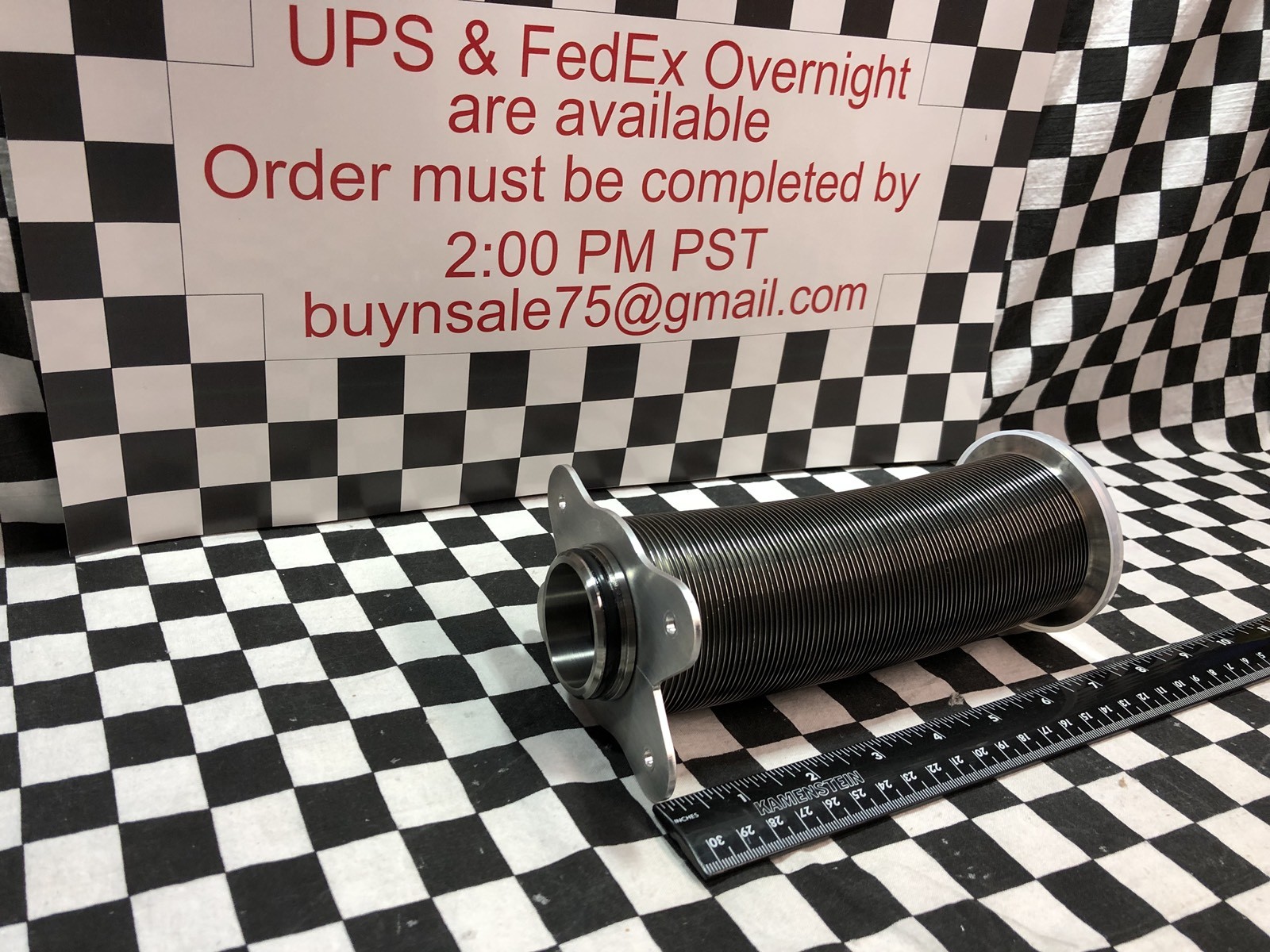 Adapter Welded Bellow Flexible Hose Vacuum KF50 x 7.5″ x .005 THK, SHIPSAMEDAY