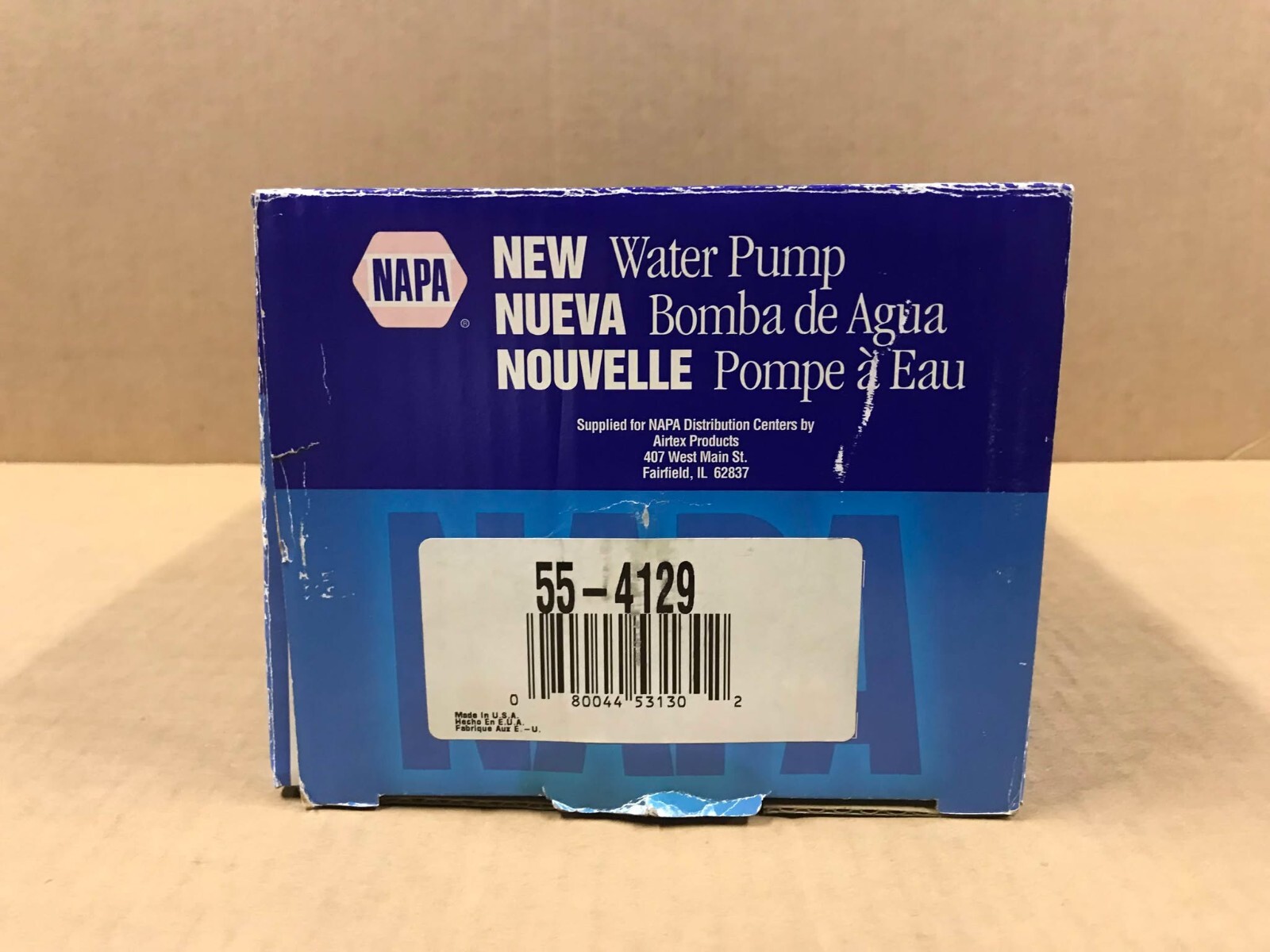 NOS NAPA Water Pump, 55-4129, 2000-2007 Jaguar 3.0, 2003-2005 Lincoln LS