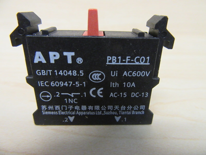 Siemens APT PB!-F-C01 Contact Block