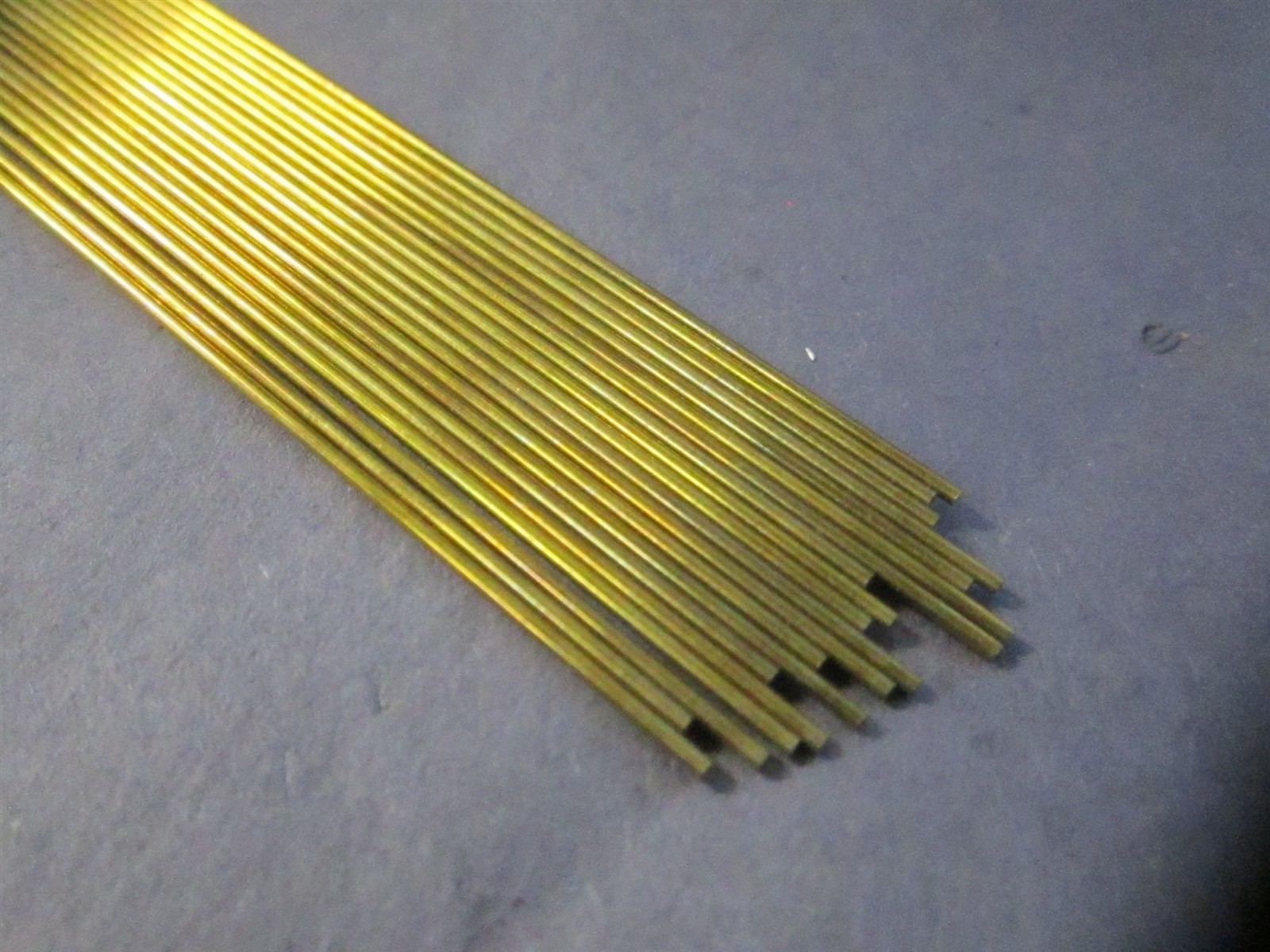 Global EDM (BR-1.3X300T) 1.3mm x 300mm Brass Tubing for Sinkers – Lot of 20