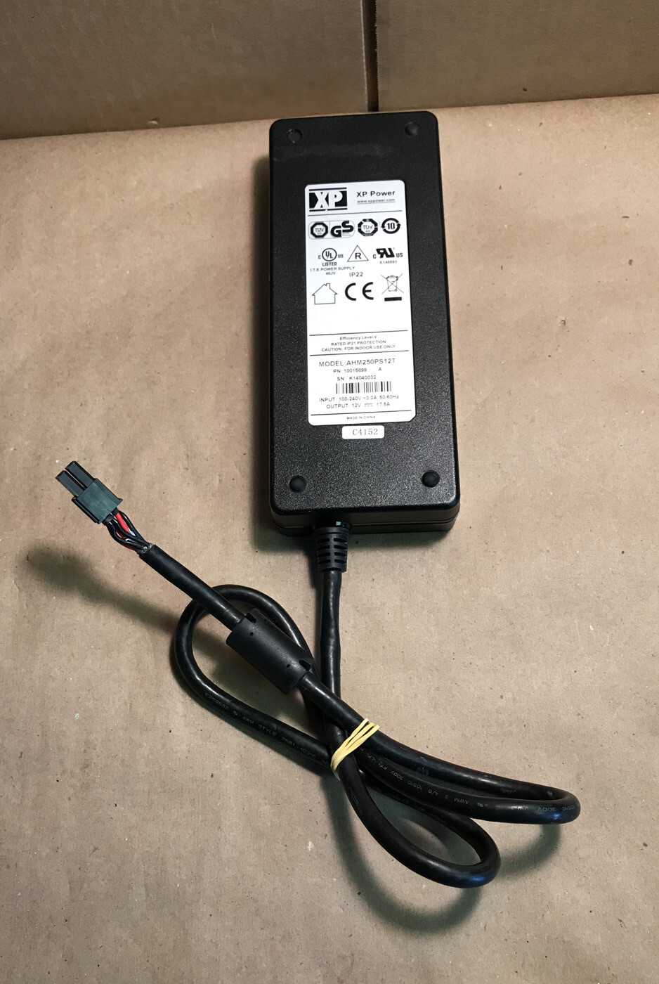 XP POWER AHM250PS12T Power Adapter